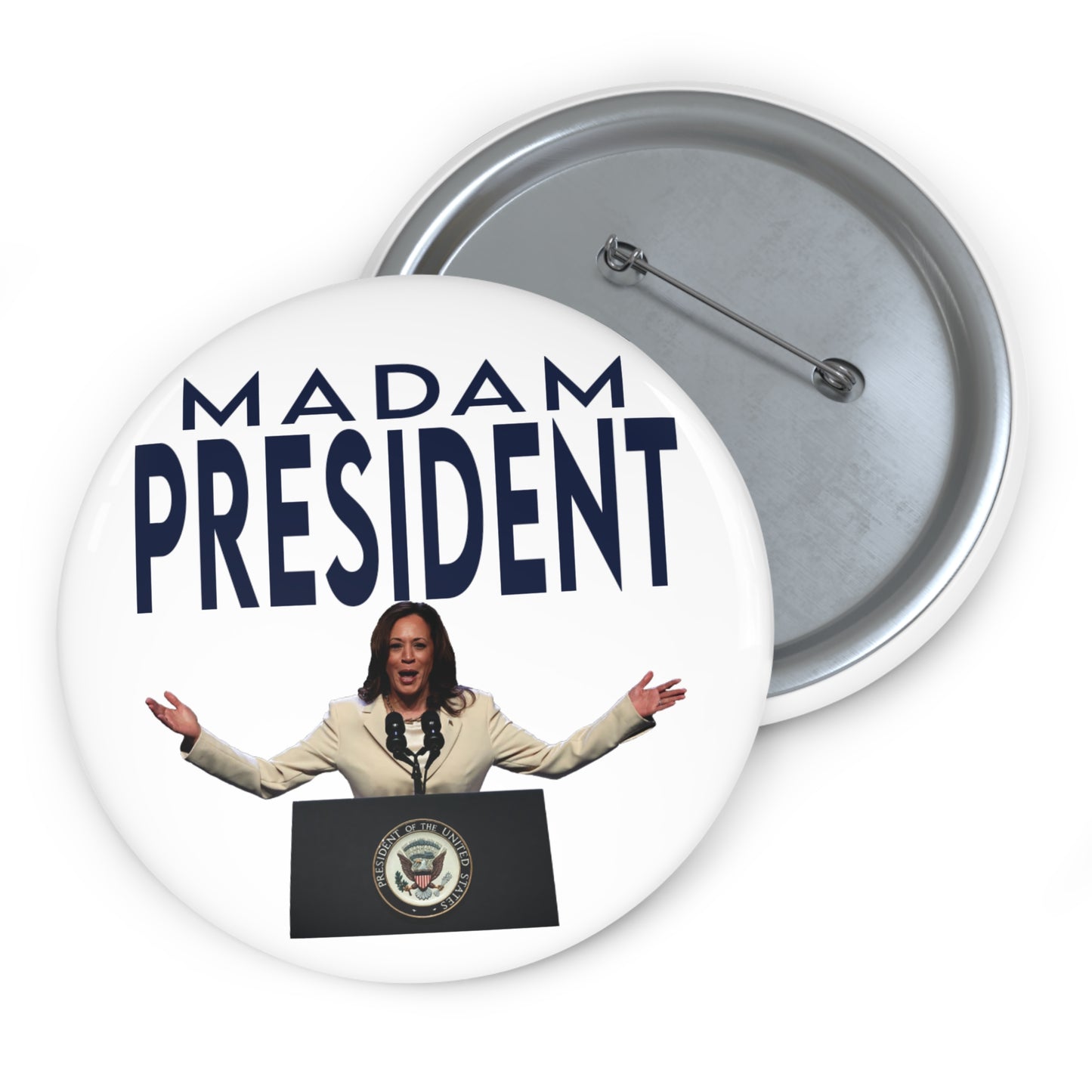 Madam President Kamala Harris, Harris For President Pin, Kamala Harris Pin Button, Kamala Election Pin, Harris Walz 2024, Kamala DNC