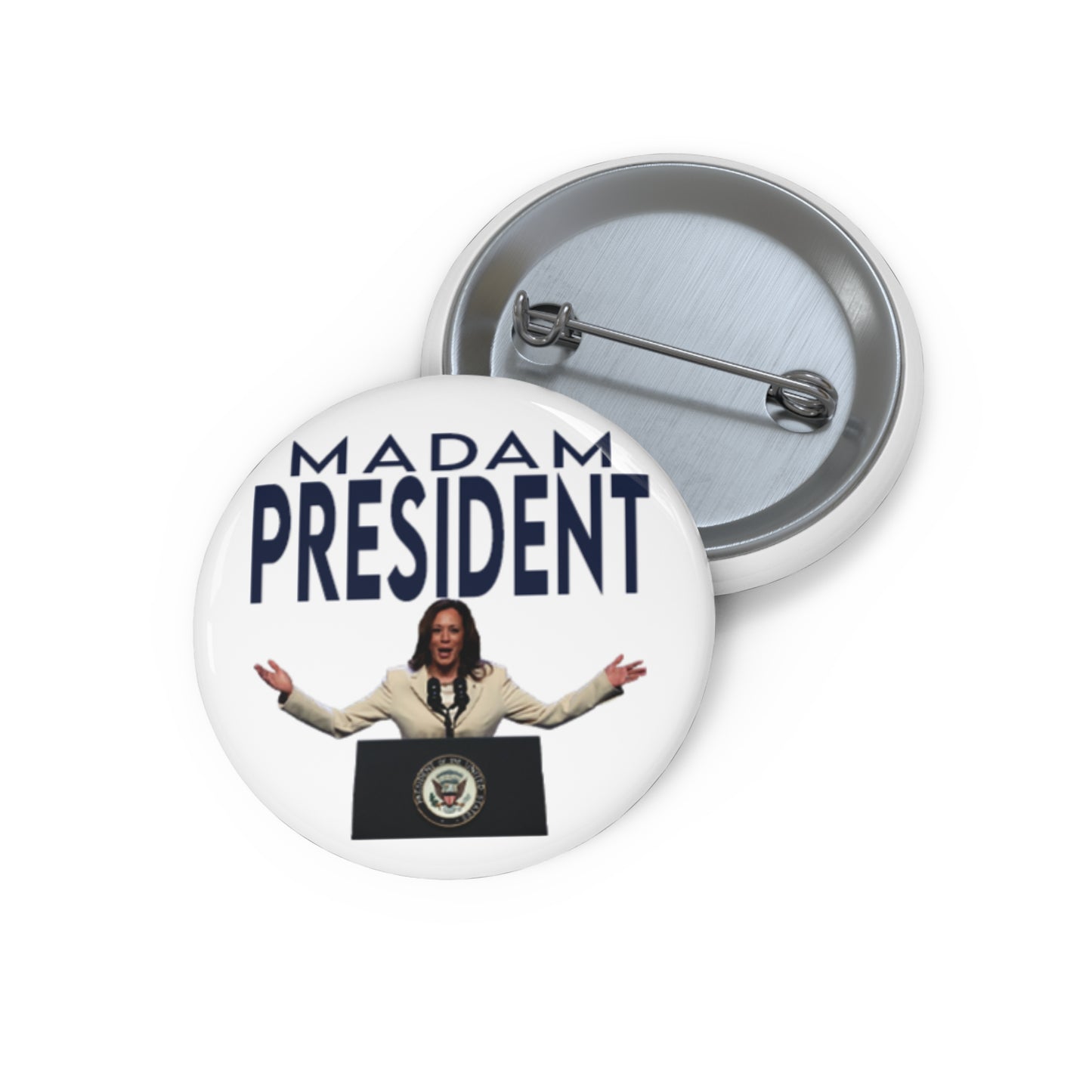 Madam President Kamala Harris, Harris For President Pin, Kamala Harris Pin Button, Kamala Election Pin, Harris Walz 2024, Kamala DNC