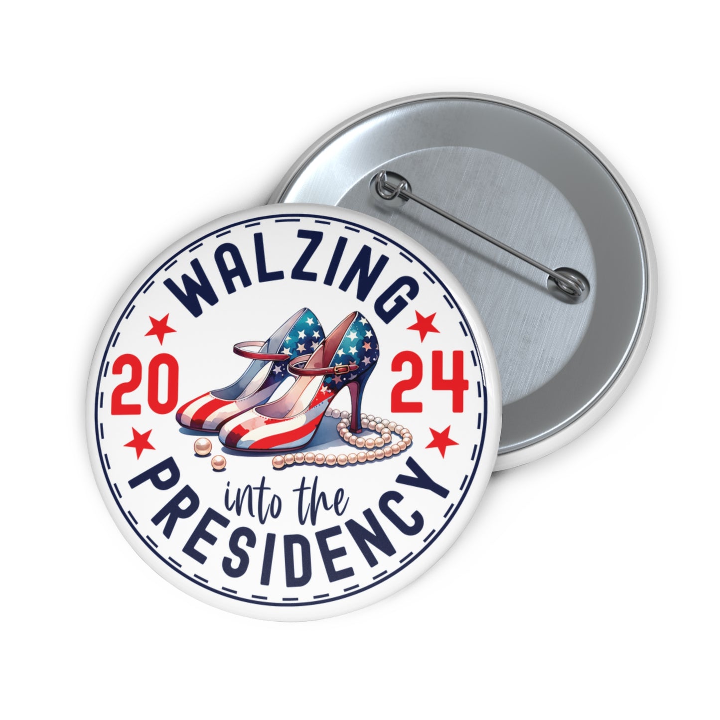 Walzing Into The Presidency Pin, Harris Walz Pin Button, Kamala Harris 2024 Pin, Tim Walz, Harris Walz 2024, Vote Pin Button, Kamala Walz