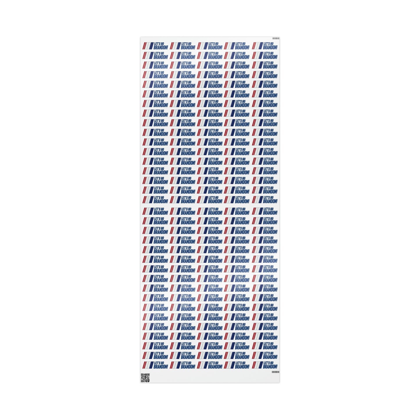 Let's GO Brandon Racing Style USA Wrapping Paper for Gifts - Trump Christmas Wrapping Paper
