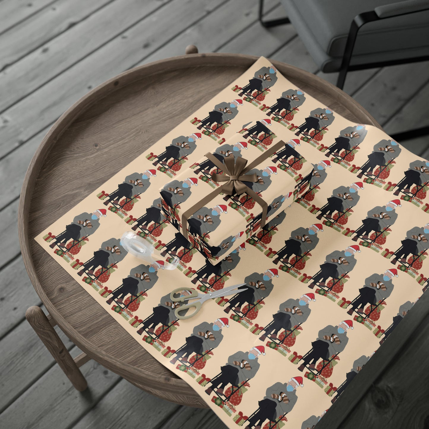 Bernie Sanders Mittens Meme Christmas Gift Wrap - Funny Bernie Wrapping Paper for Christmas