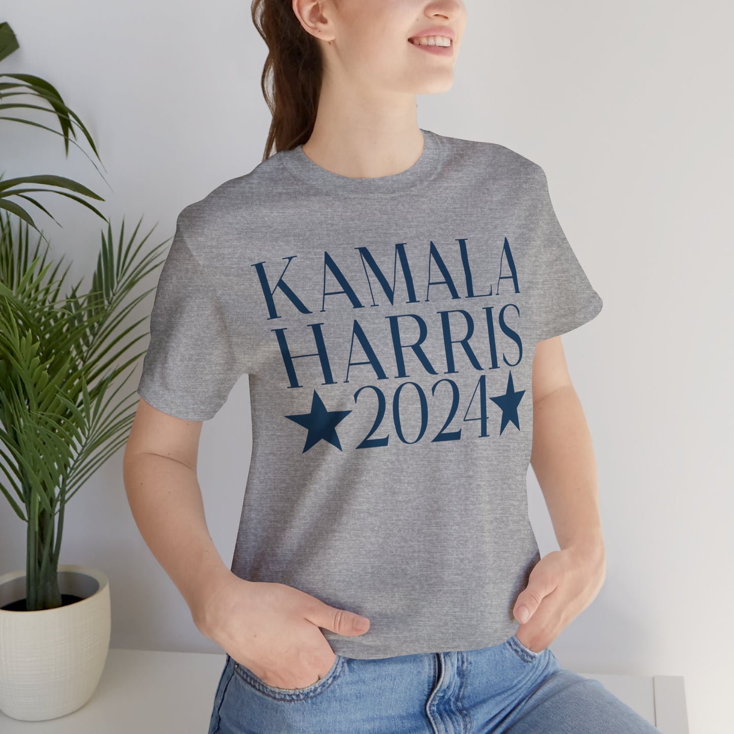 Kamala Harris Shirt, Madam President Kamala 2024 Shirt, Bella Canvas 3001 Unisex T-Shirt Vote Kamala President, Biden Drops, Kamala Campaign