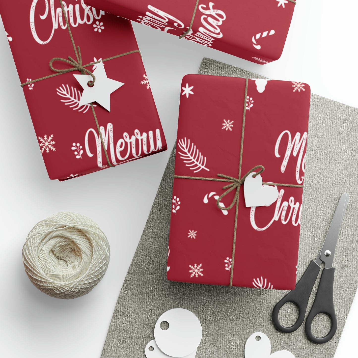 Red Christmas Gift Trump Wrapping Paper Trump Christmas Gift Let's Go Brandon Gift Wrap