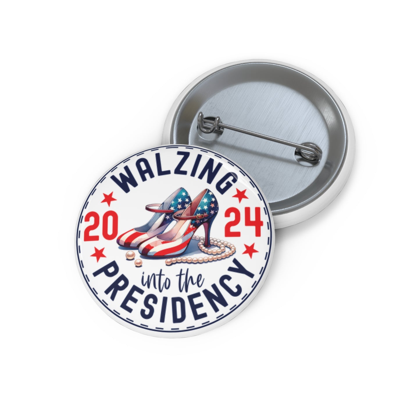 Walzing Into The Presidency Pin, Harris Walz Pin Button, Kamala Harris 2024 Pin, Tim Walz, Harris Walz 2024, Vote Pin Button, Kamala Walz