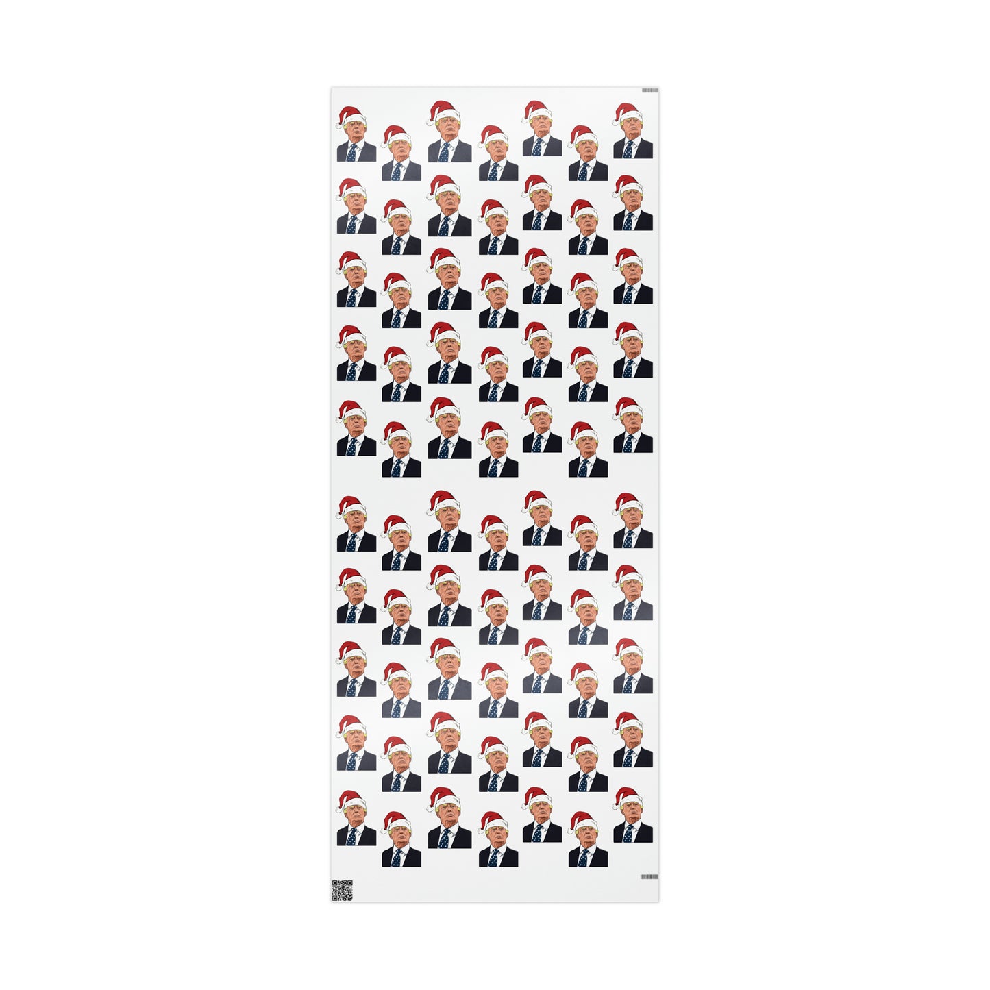 Santa Trump Wrapping Paper for Gifts - Pro Trump Christmas Gift Wrap Christmas Trump 2024 Santa Hat