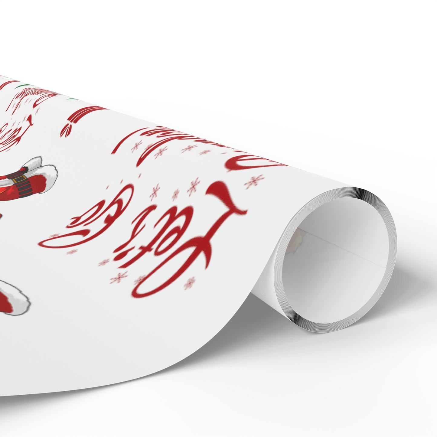 Jolly Trump Gift Wrap for Christmas - Joe Let's Go Brandon Gift - Santa Trump White Wrapping Paper