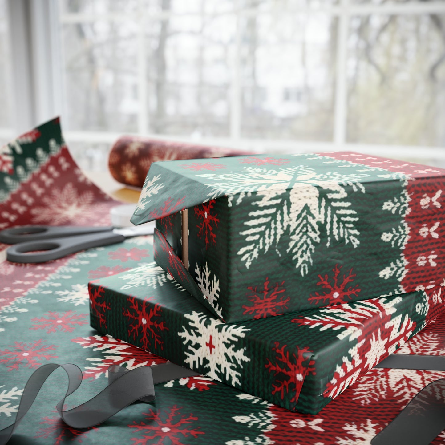 Pretty Ugly Christmas Sweater Wrapping Paper Ugly Christmas Sweater Gift Wrap