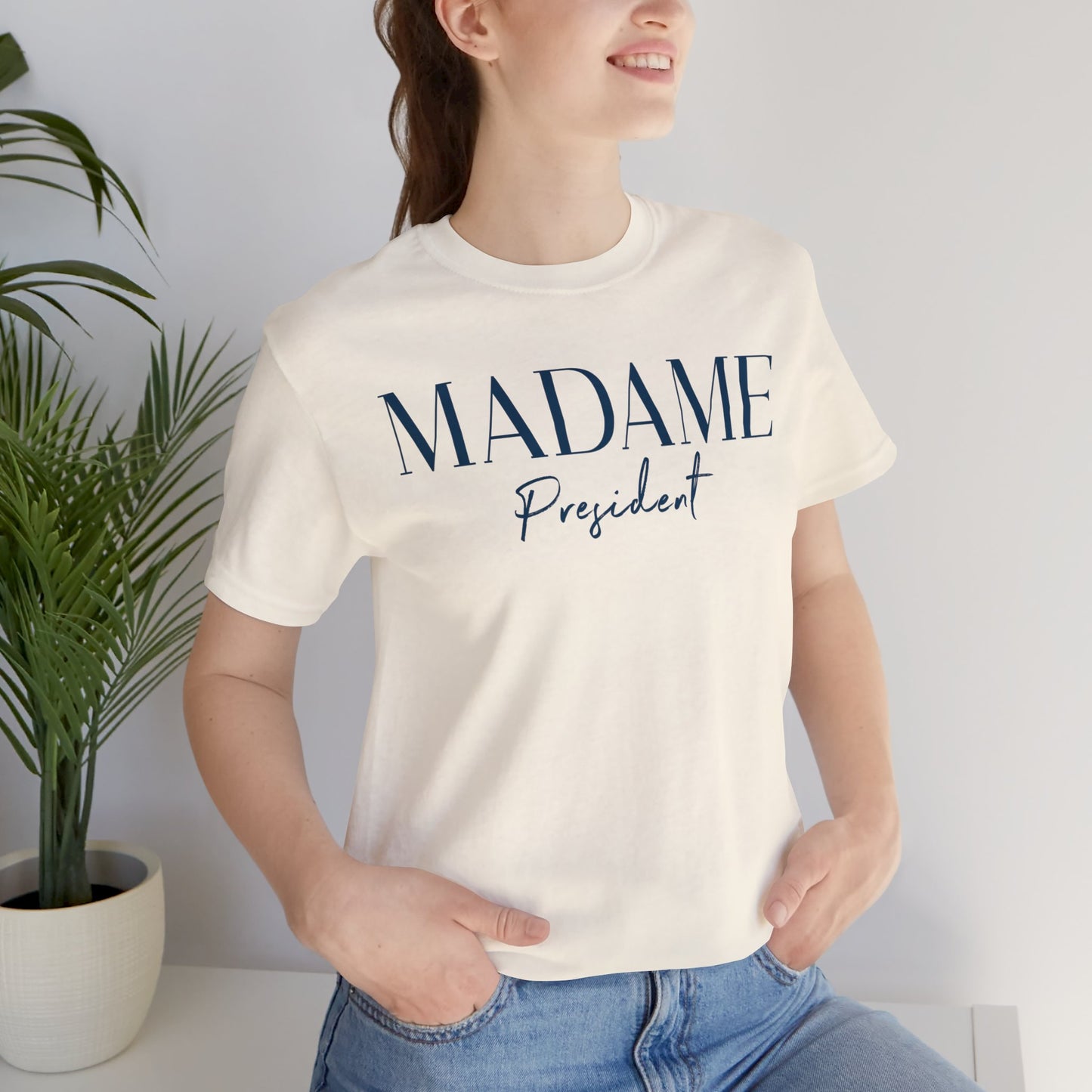 Madame President Shirt Kamala Harris Shirt, Madame Kamala Shirt, Bella Canvas 3001 Unisex T-Shirt Vote Kamala, Biden Drops, Kamala Campaign
