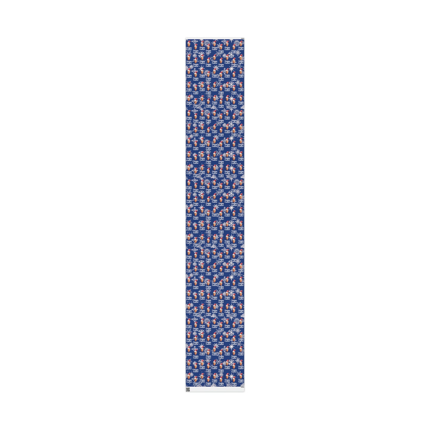 Comically Confused Biden Christmas Blue Wrapping Paper Happy Easter