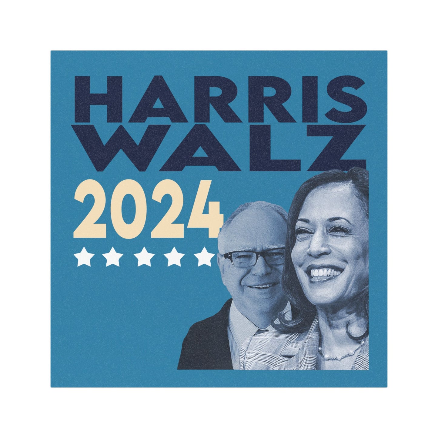Harris Walz 2024, Kamala Harris Magnet, Durable Vinyl Weatherproof Magnet, Kamala Bumper Magnet, Kamala 2024 Car Magnet