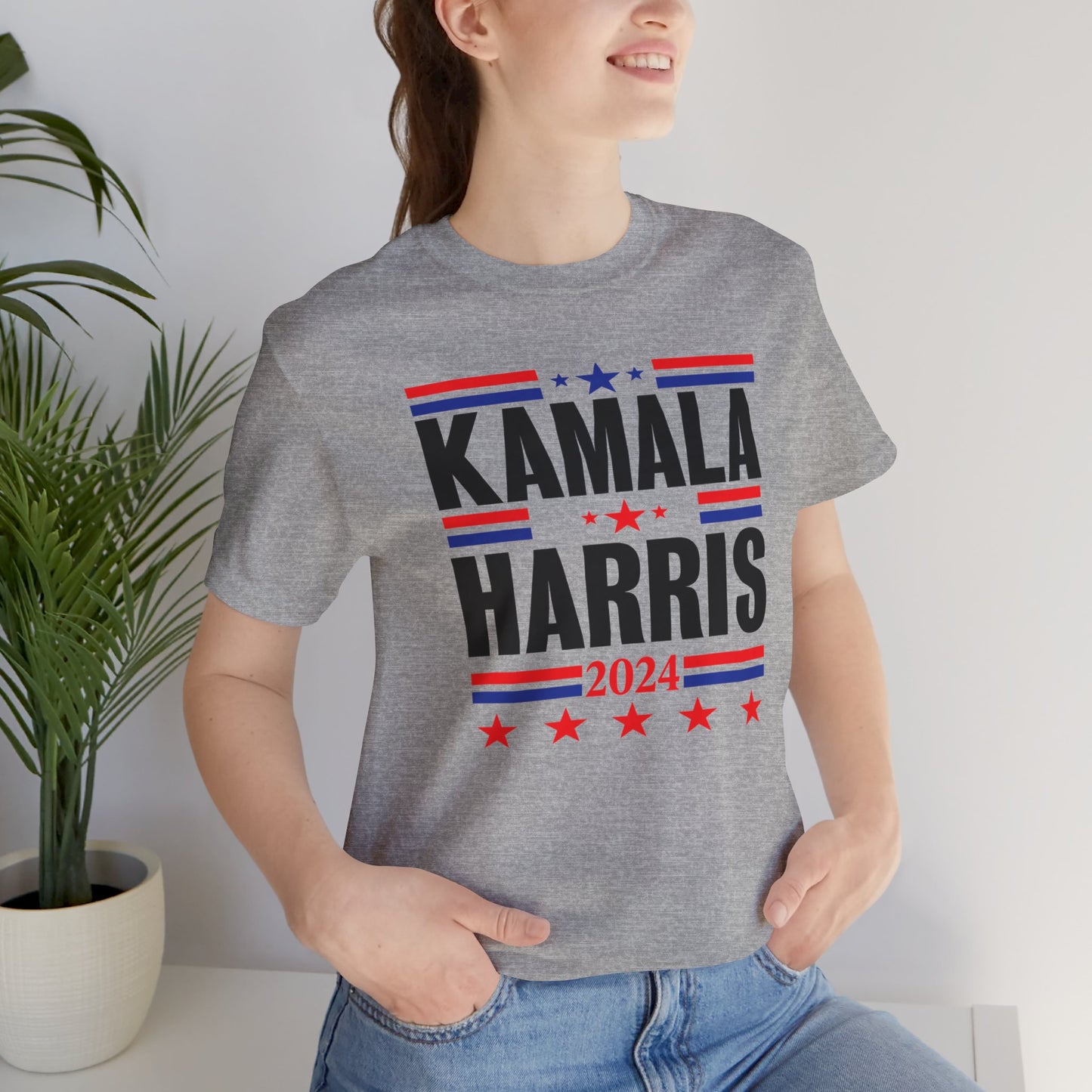 Kamala Harris Shirt, Kamala 2024 Shirt, Bella Canvas 3001 Unisex T-Shirt Vote Kamala Harris President, Biden Drops, Pro Kamal Campaign Shirt
