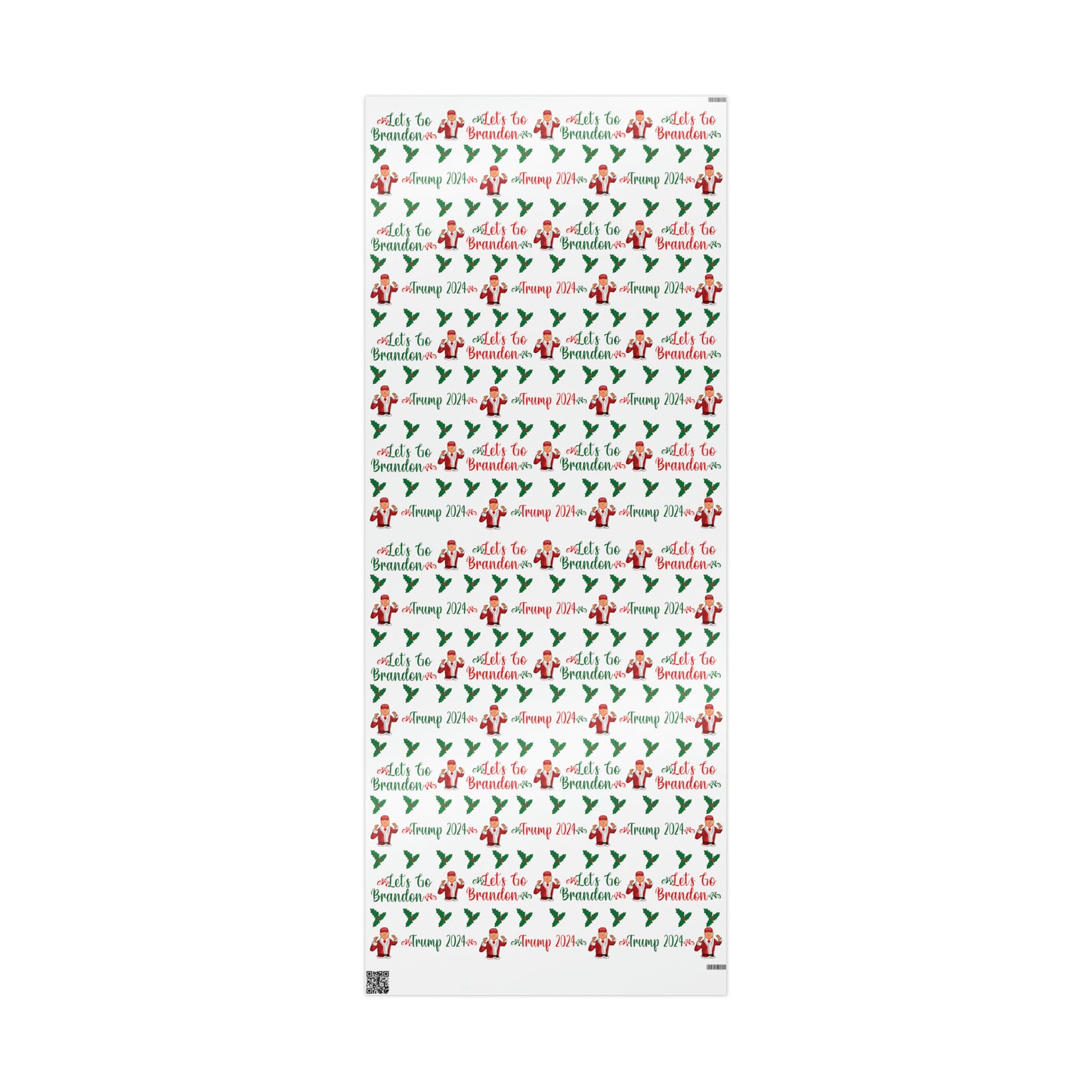 Christmas Trump 2024 Let's Go Brandon Wrapping Paper for Gifts