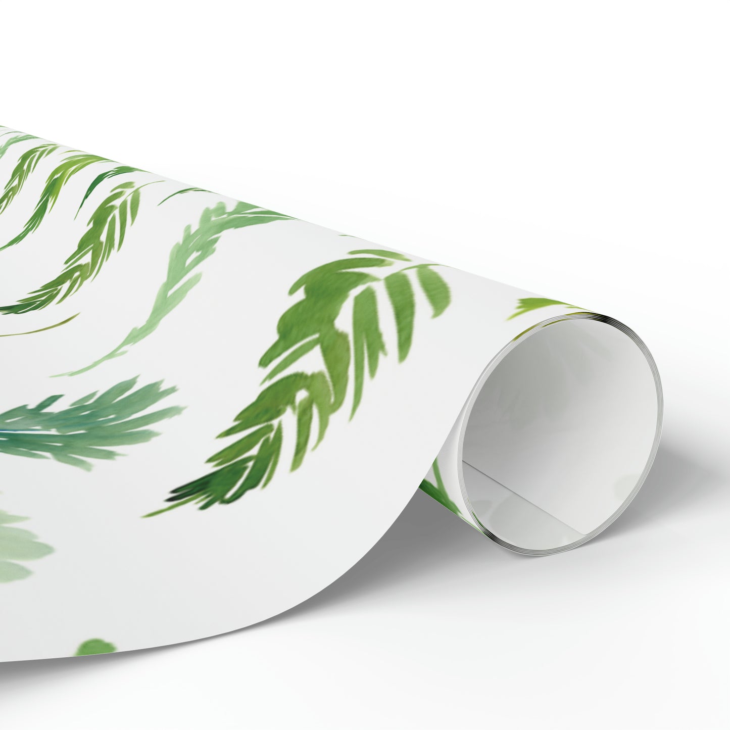 Gorgeous Green Pastel Trees Christmas Gift Wrap - Christmas Trees Wrapping Paper