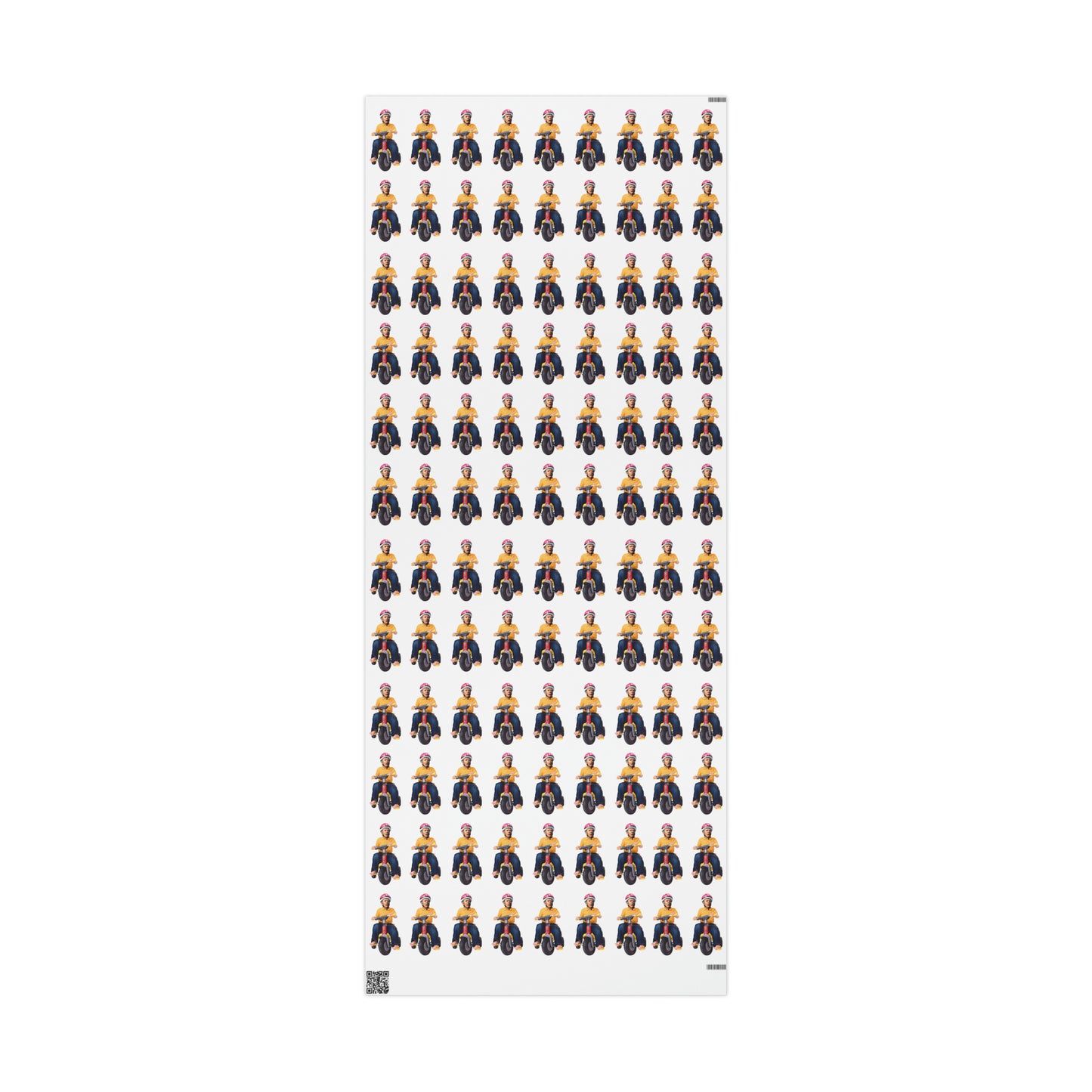 Toddler Biden Brandon Wrapping Paper - Funny Gift Wrap Biden Bike Gift Pro Trump Christmas Wrap