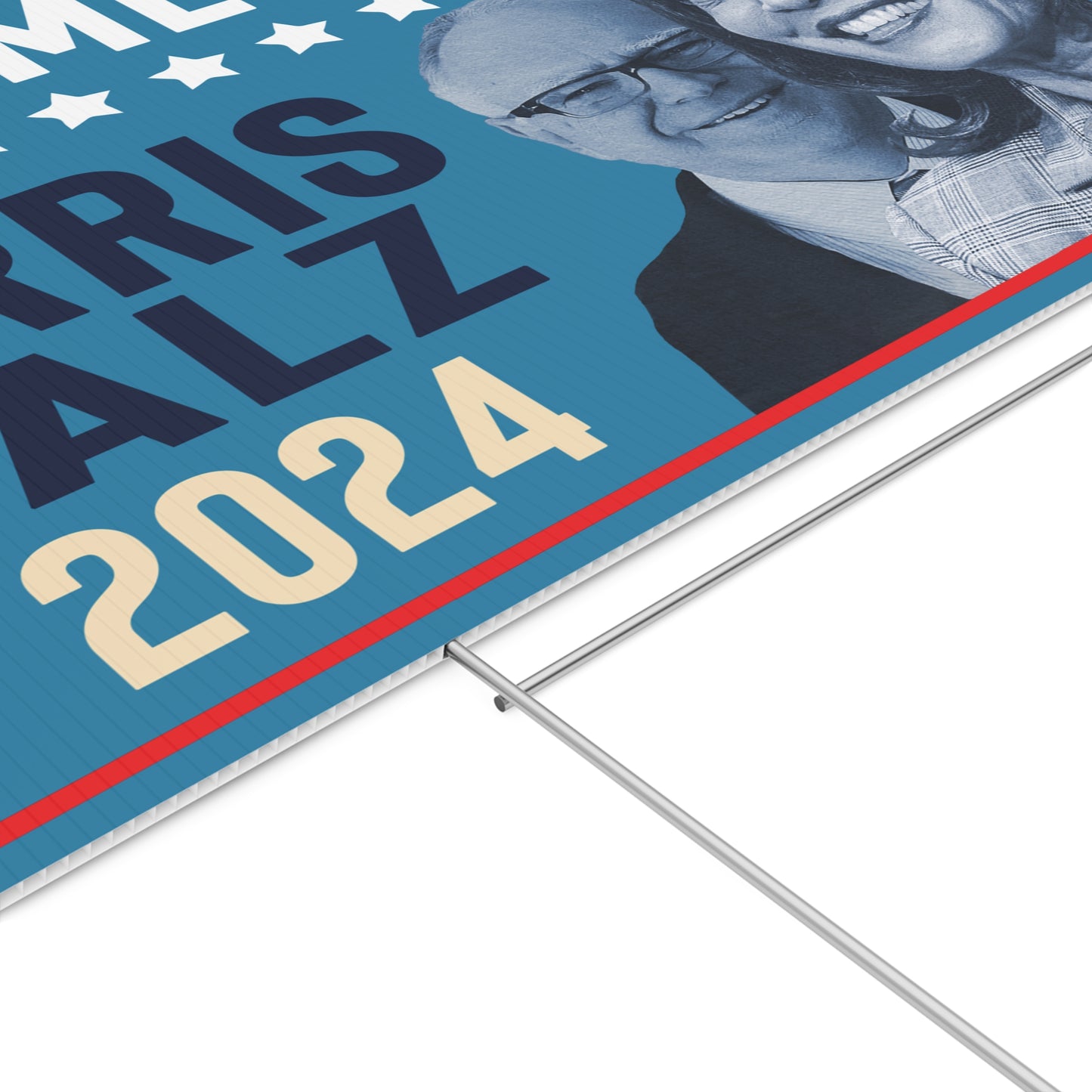 Michelle Obama Do Something, Harris Walz Lawn Sign, Double Sided Yard Sign with Stand, Kamala Yard Sign, Lawn Sign 18" x 24", Do Something