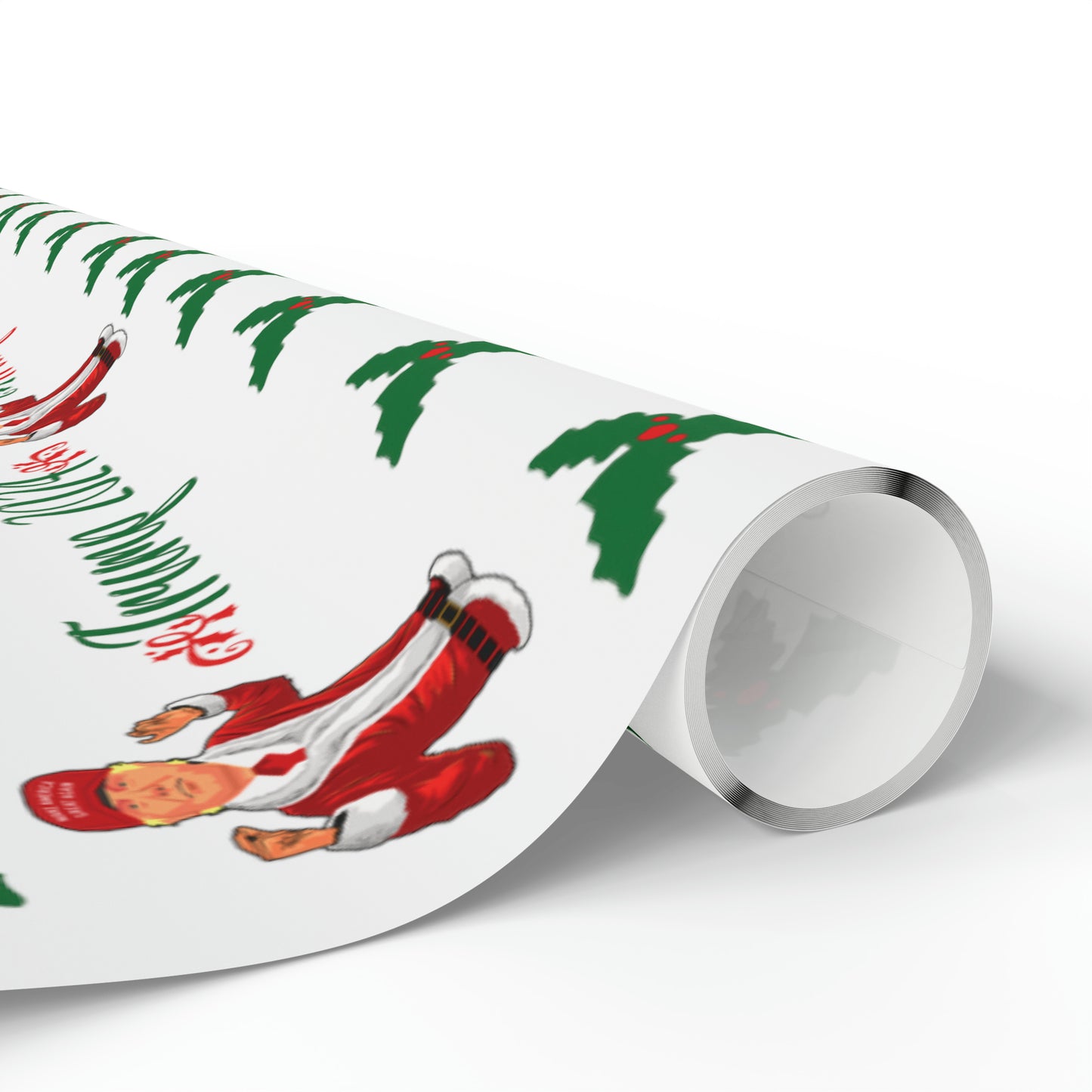 Christmas Trump 2024 Let's Go Brandon Wrapping Paper for Gifts