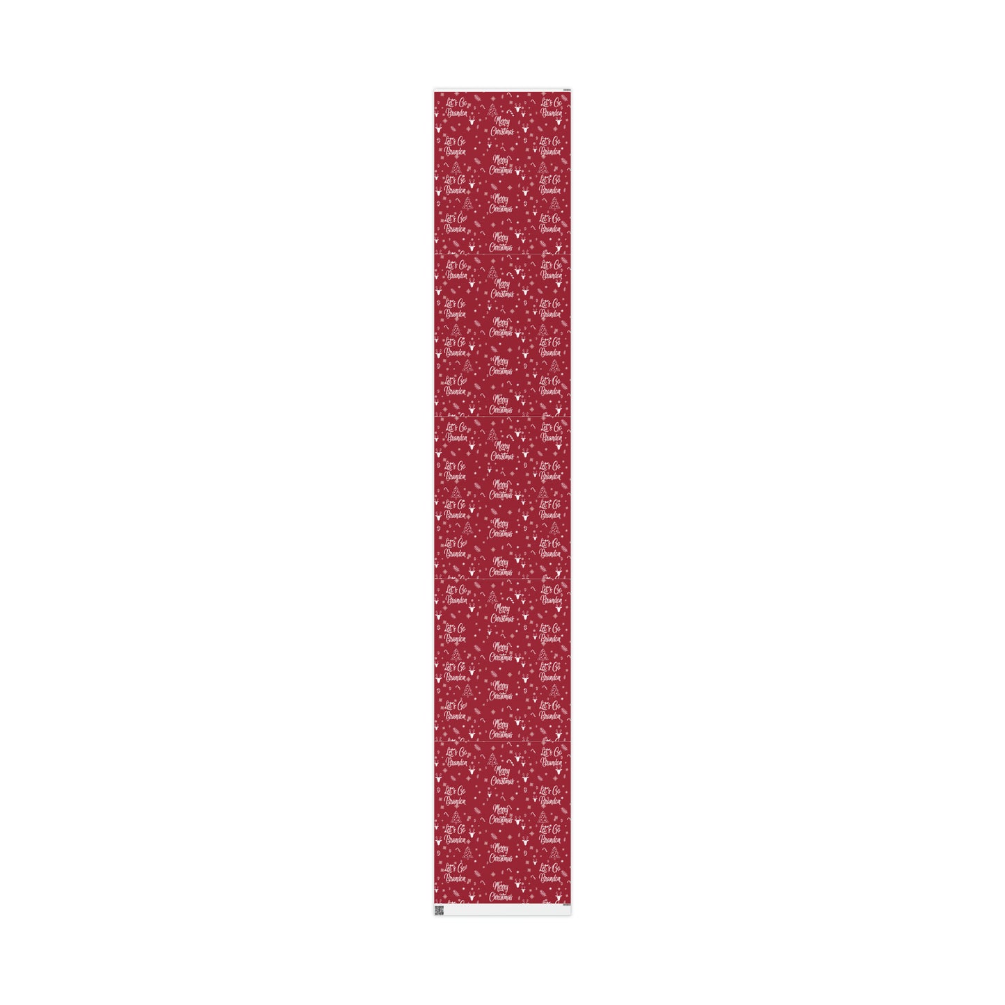 Red Christmas Gift Trump Wrapping Paper Trump Christmas Gift Let's Go Brandon Gift Wrap