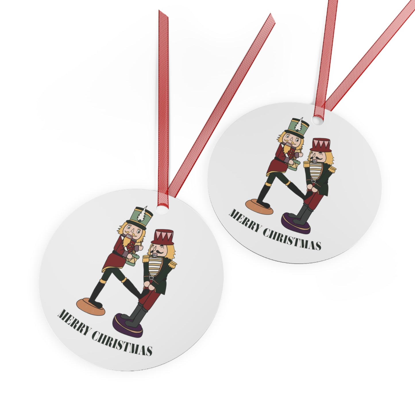 Merry Christmas Ornament Funny Nutcracker Ornament Lightweight Shaterproof Metal Ornaments Christmas Ornament Exchange Christmas Nut Kick