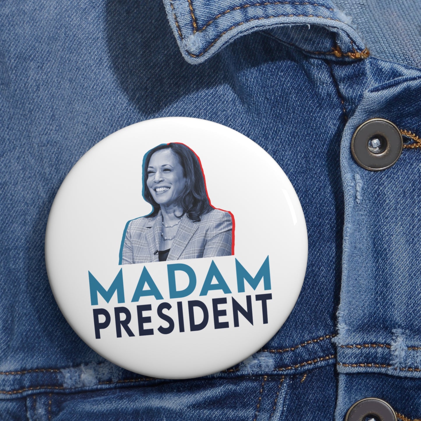 Madam President DNC Button, Harris For President Pin, Kamala Harris Pin Button, Kamala Election Pin, Harris Walz 2024, Kamala DNC