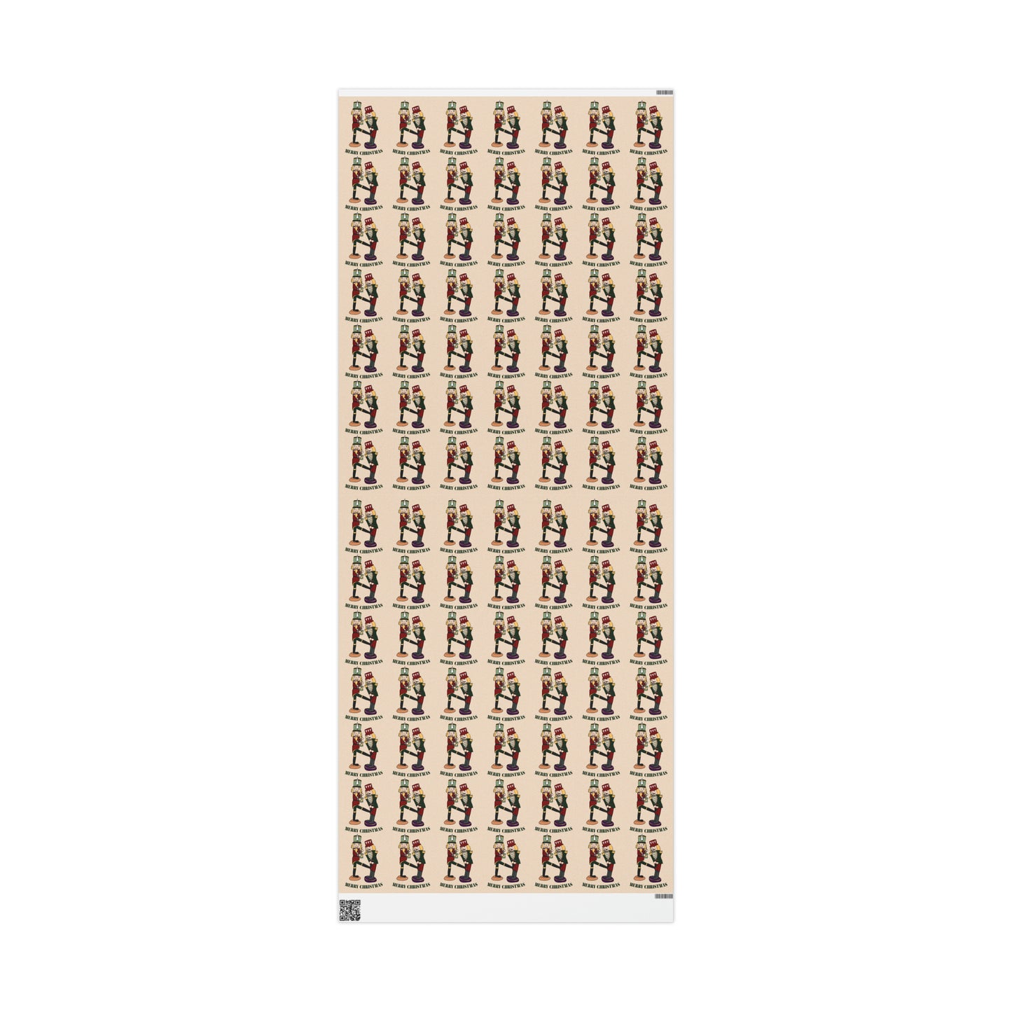 Funny Christmas Nutcrackers Wrapping Paper Nutcracker Kicking Nutcracker Gift Wrap Christmas Gifts