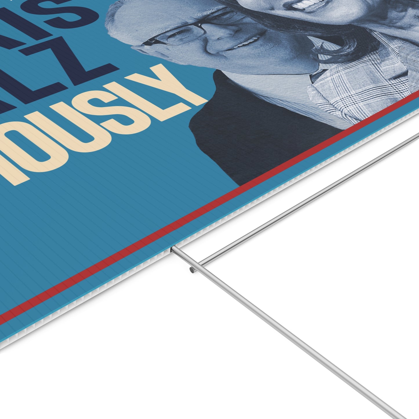 Kamala Harris Walz VP, Tim Walz VP, Harris 2024 Yard Sign with Stand, Kamala Yard Sign, Lawn Sign 18" x 24", Harris Walz Obviously