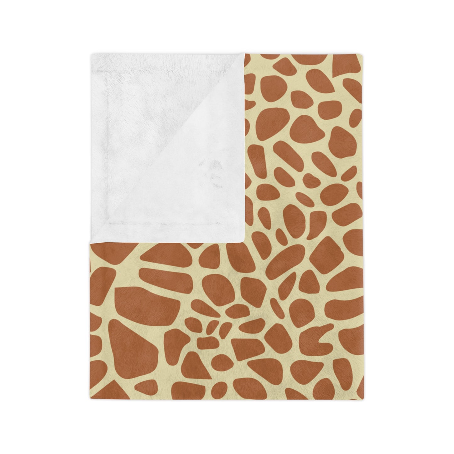 Gentle Giraffe Pattern Theme Throw Sofa Bed Blanket Giraffe Nursery - Soft Thick Velveteen Minky Throw Blanket