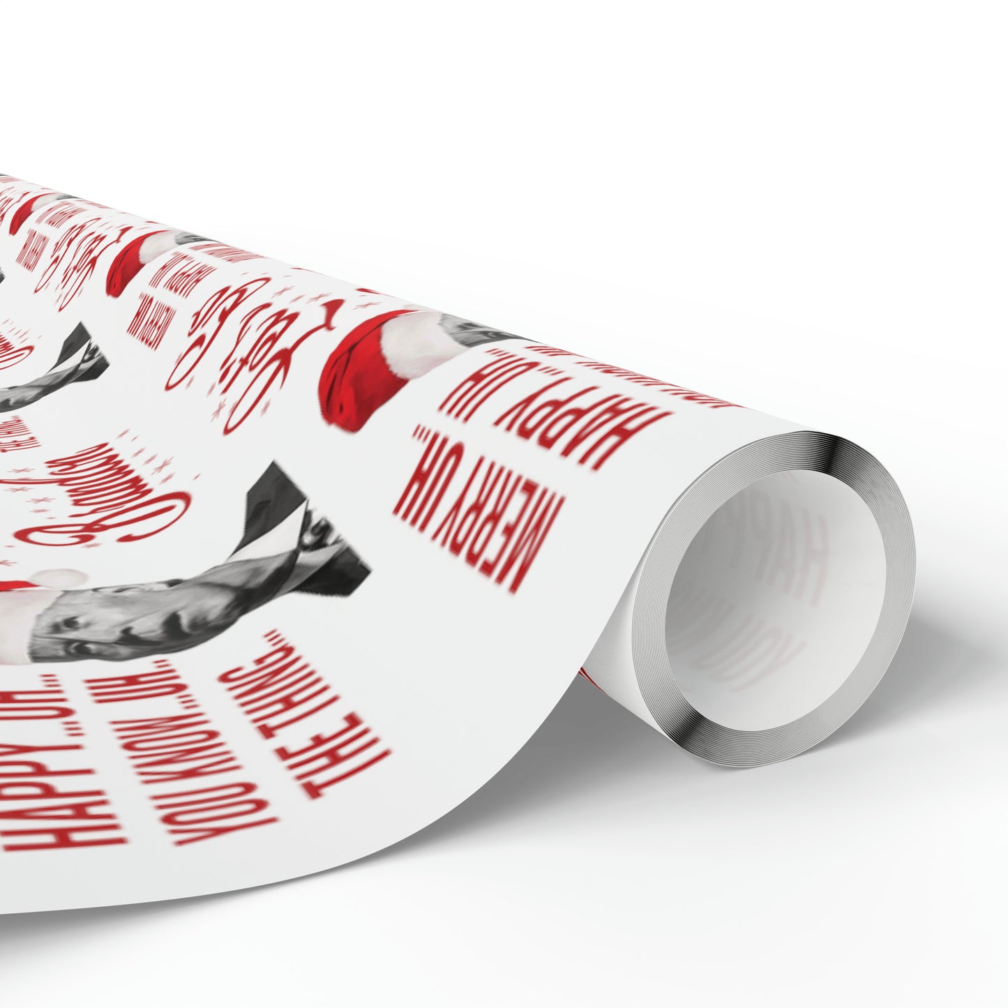 Funny Confused Biden Trump Christmas Wrapping Paper - MAGA Gift - Let's Go Brandon Pro Trump Wrapping Paper