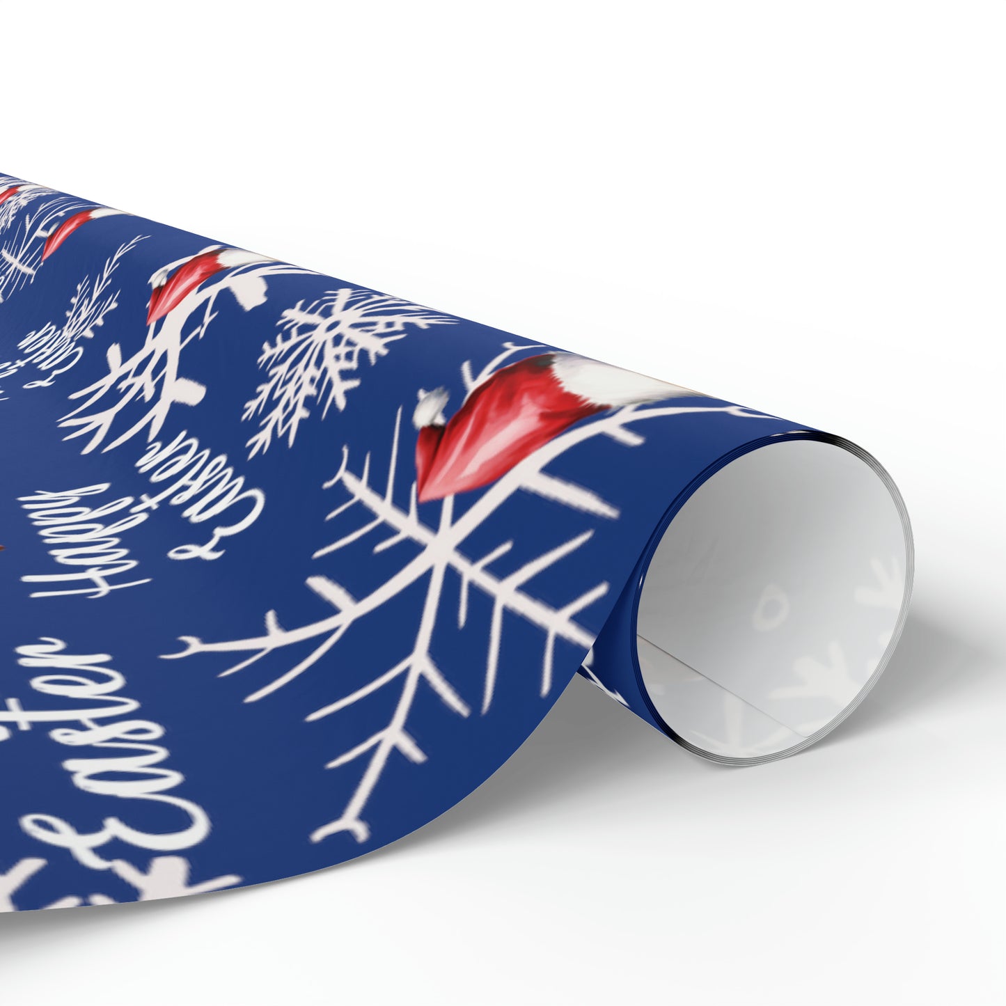 Comically Confused Biden Christmas Blue Wrapping Paper Happy Easter