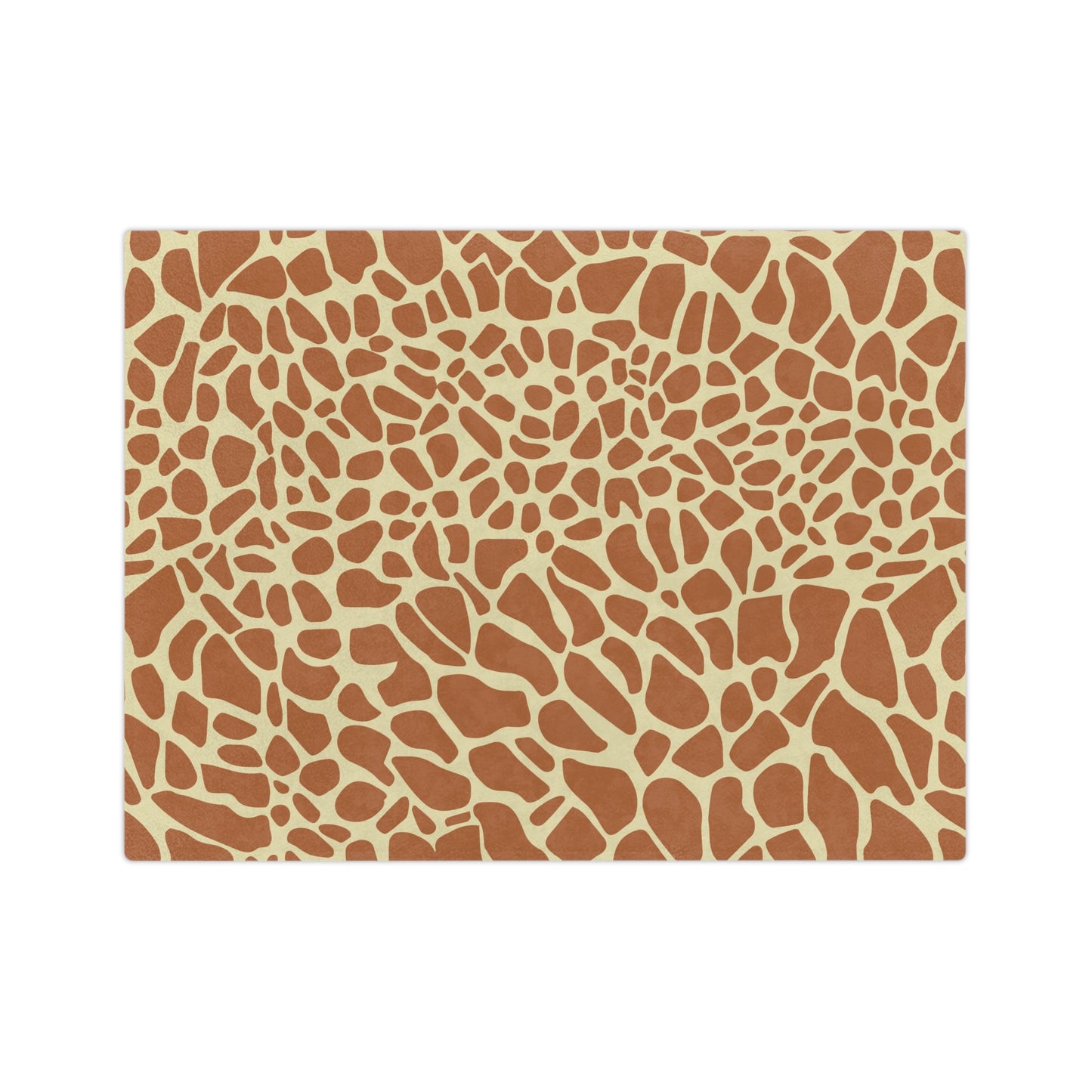 Gentle Giraffe Pattern Theme Throw Sofa Bed Blanket Giraffe Nursery - Soft Thick Velveteen Minky Throw Blanket