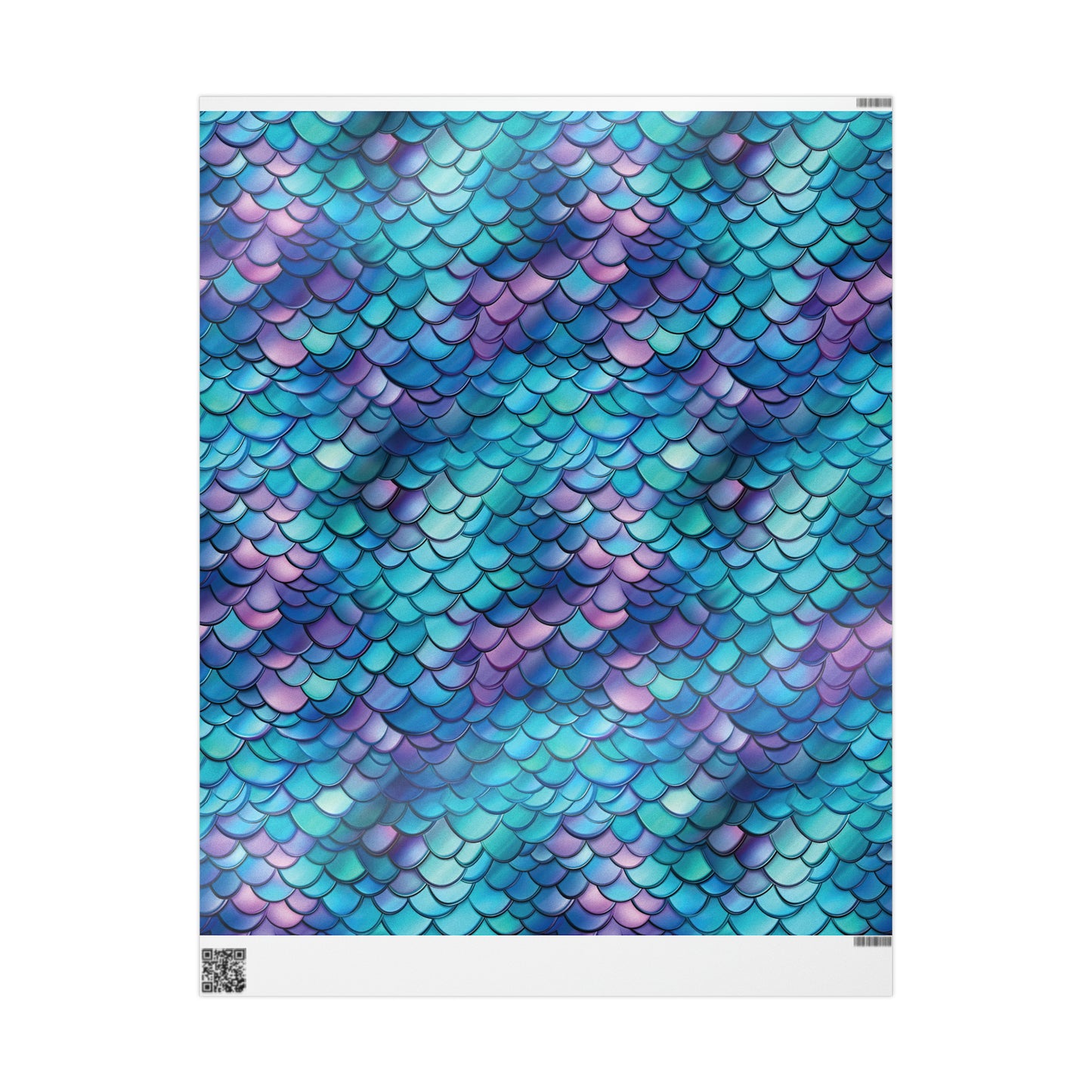 Beautiful Mermaid Wrapping Paper Mermaid Scales Mermaid Gift Wrap