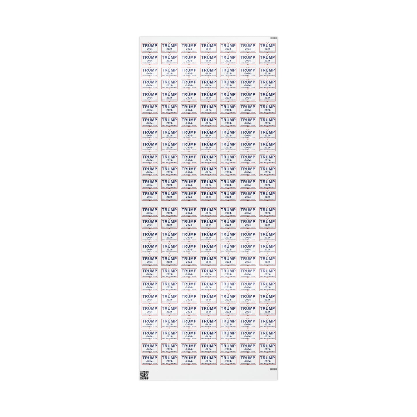 Great Trump Christmas Gift Trump Wrapping Paper Trump 2024 Save America Again Christmas Candy Cane Gift Wrap
