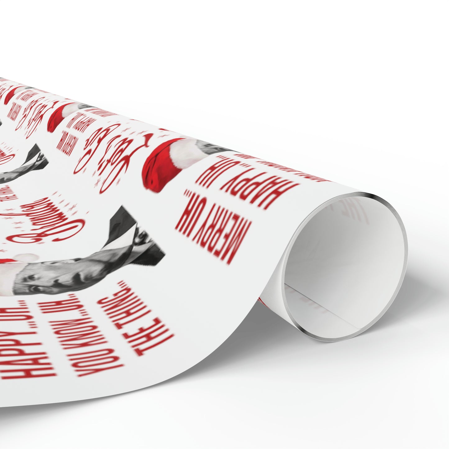 Funny Confused Biden Trump Christmas Wrapping Paper - MAGA Gift - Let's Go Brandon Pro Trump Wrapping Paper