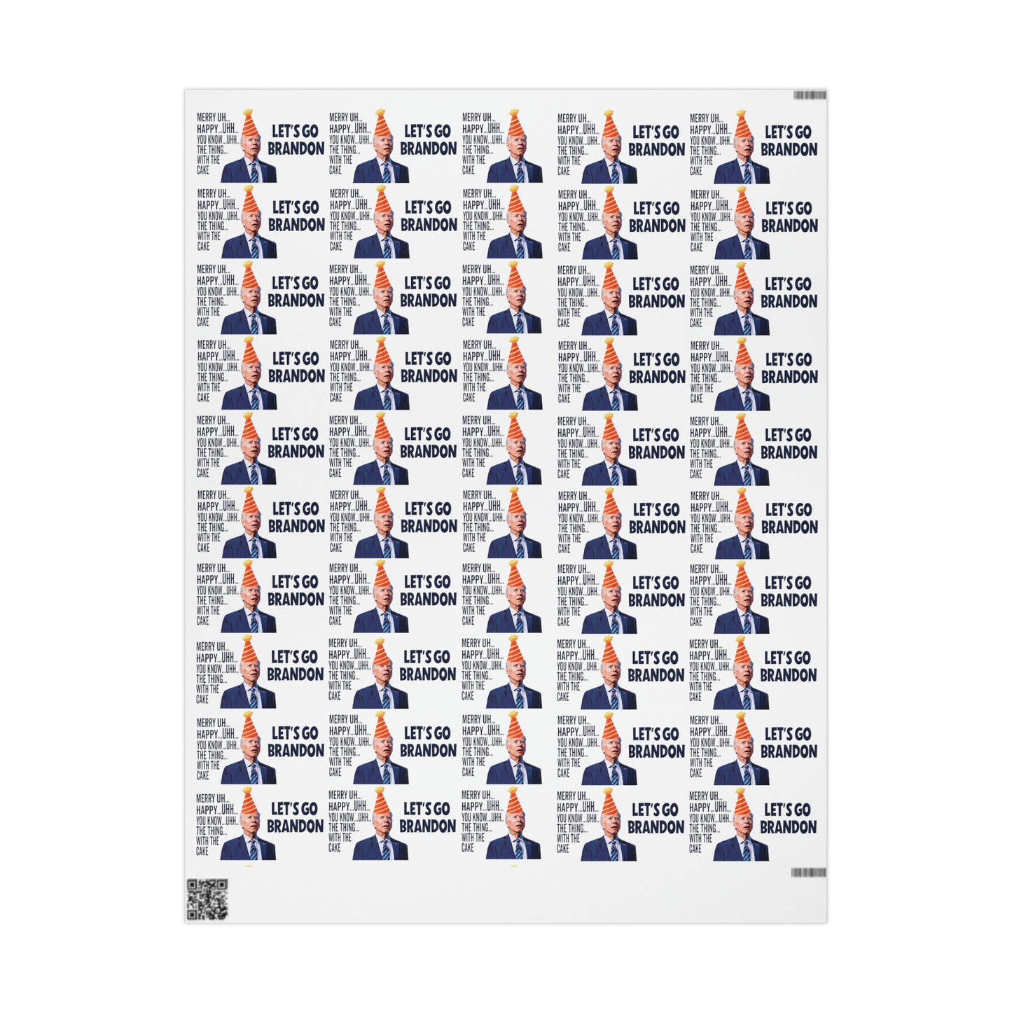 Best Birthday Wrapping Paper Confused Biden Trump Birthday Wrapping Paper Gift