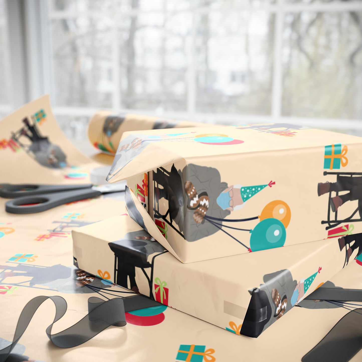 Funny Bernie Mittens Wrapping Paper Gift Bernie Sanders Meme Mittens Gift Birthday Wrapping