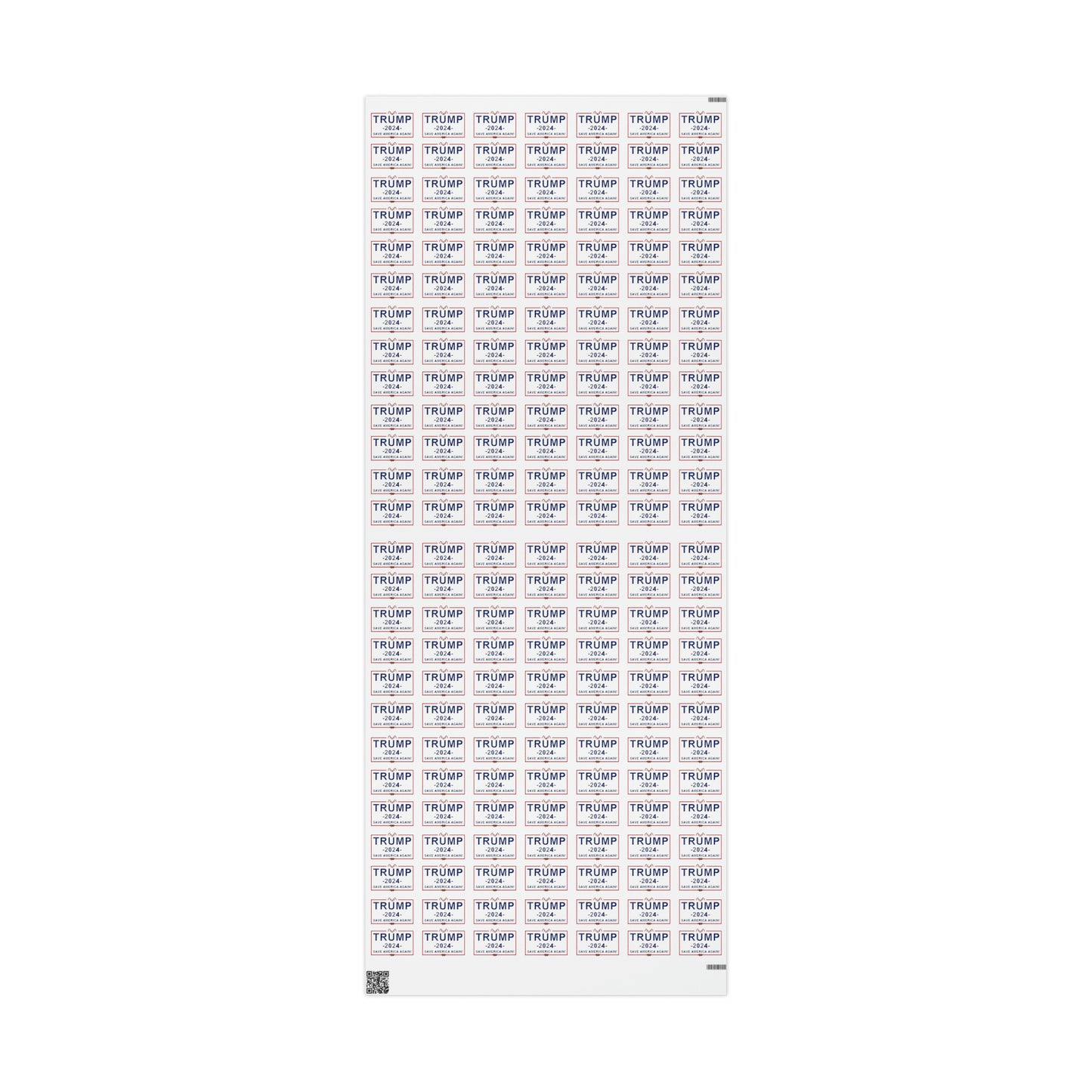 Great Trump Christmas Gift Trump Wrapping Paper Trump 2024 Save America Again Christmas Candy Cane Gift Wrap