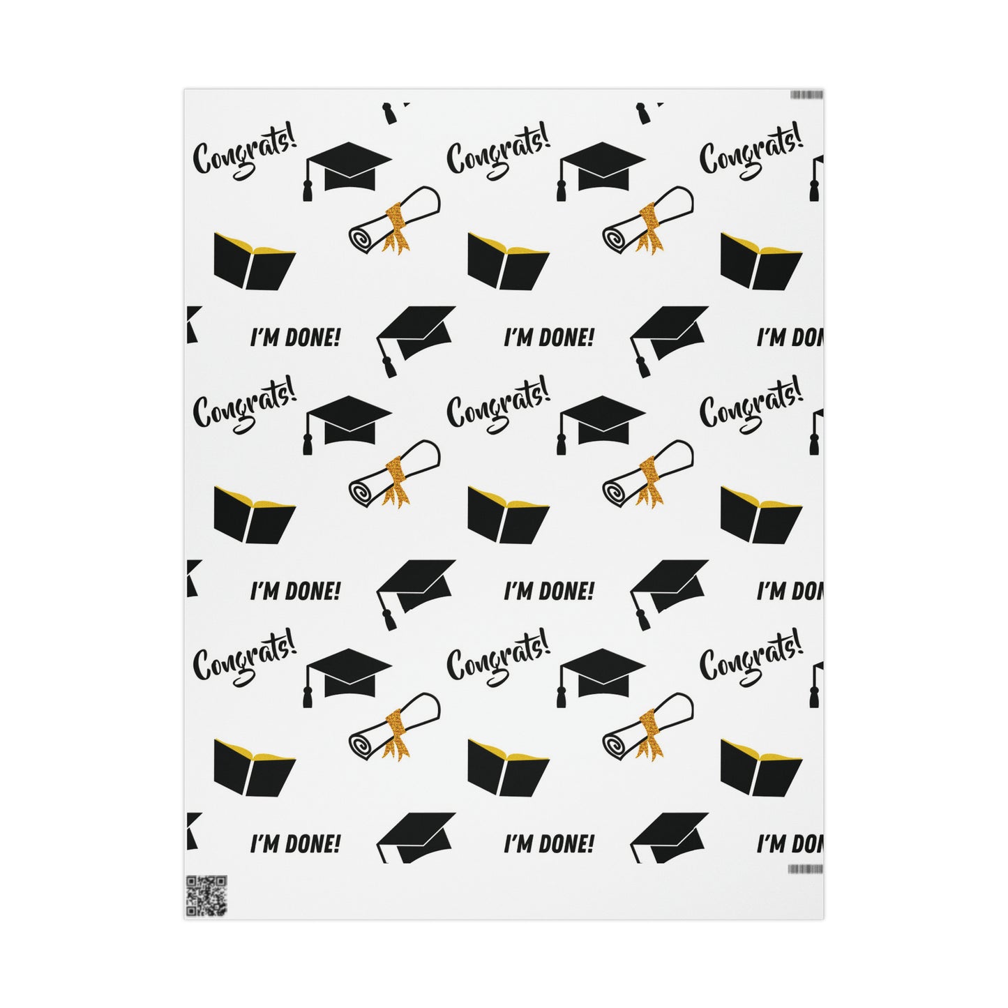 Diploma Graduation Gift Wrapping Paper for Gift - Diploma Congrats Graduate Gift