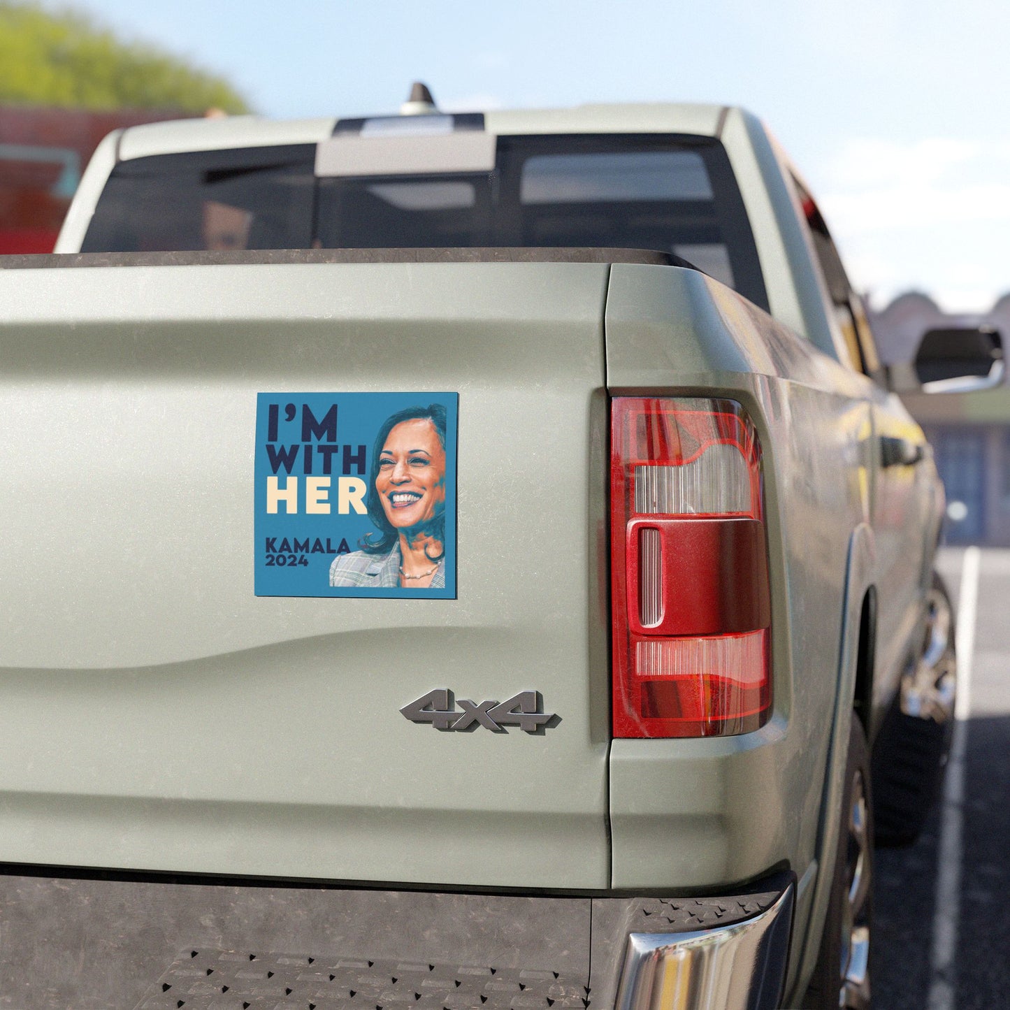 I'm With Her, Kamala Harris Magnet, Durable Vinyl Weatherproof Magnet, Kamala Bumper Magnet, Kamala 2024 Car Magnet, I'm With Kamala 2024