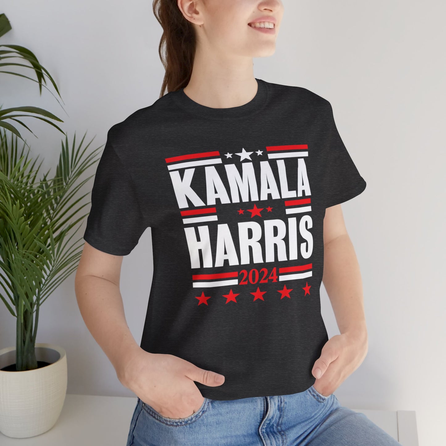 Kamala Harris Shirt, Kamala 2024 Shirt, Bella Canvas 3001 Unisex T-Shirt Vote Kamala Harris President, Biden Drops, Pro Kamal Campaign Shirt