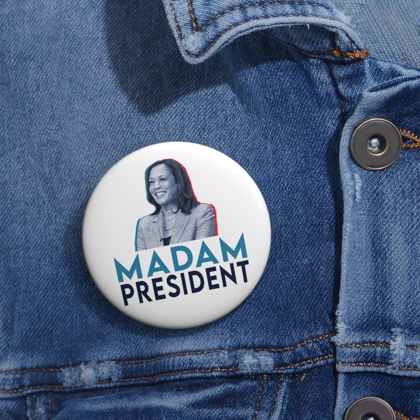 Madam President DNC Button, Harris For President Pin, Kamala Harris Pin Button, Kamala Election Pin, Harris Walz 2024, Kamala DNC