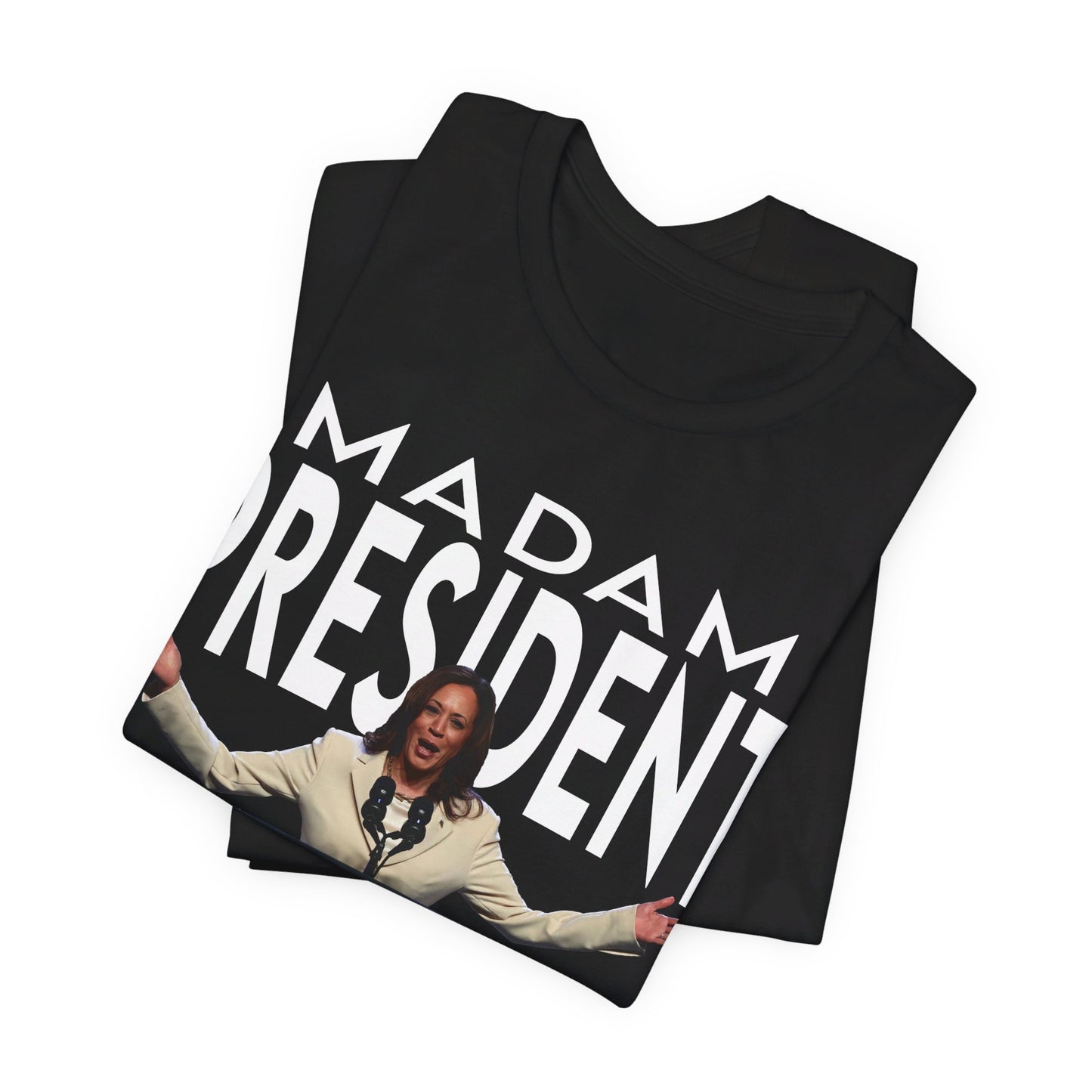 Madam President Kamala Harris, Bella Canvas 3001 Unisex T-Shirt, Kamala Shirt, Kamala DNC Shirt - Anti Trump, Democracy Shirt, Kamala Shirt