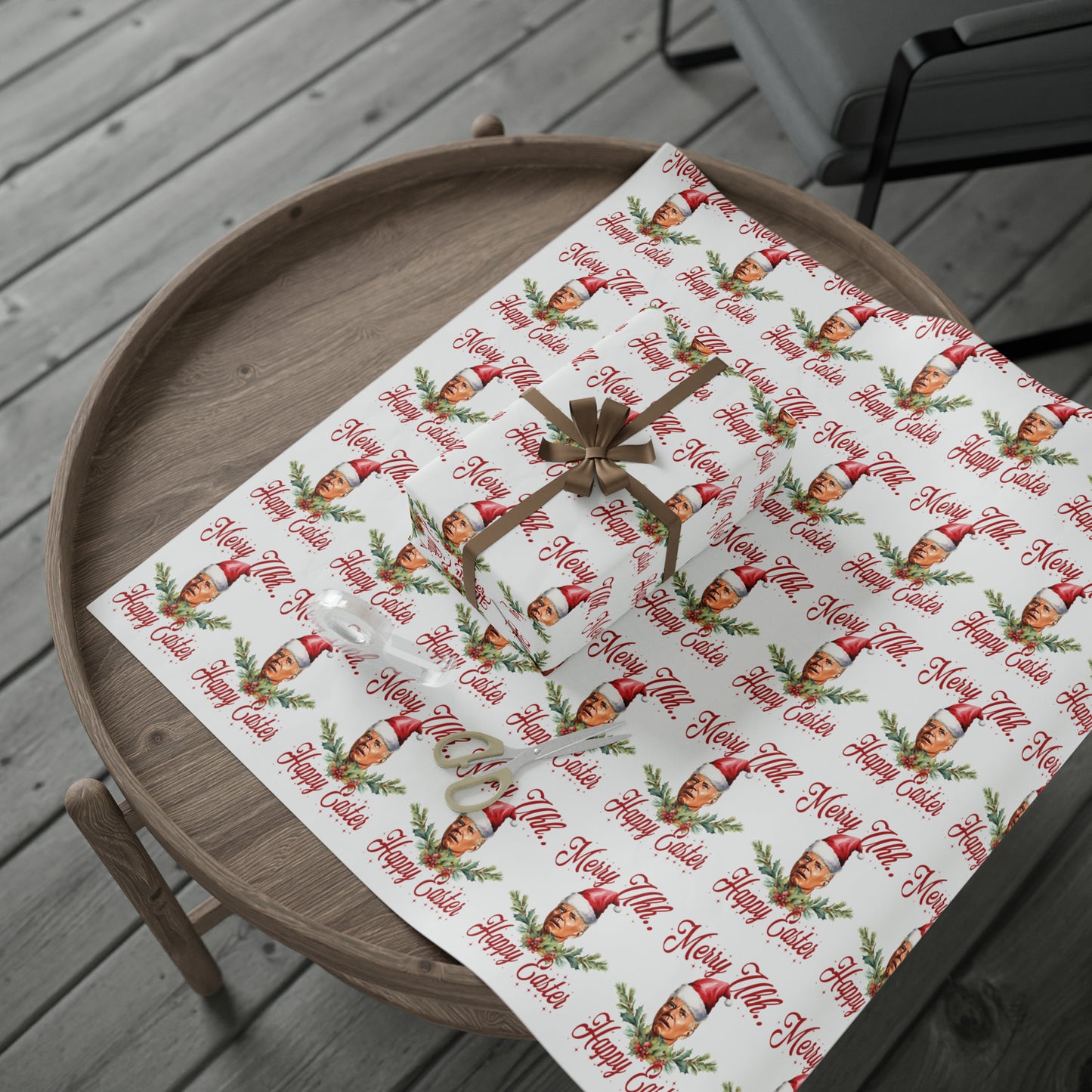 The Most Confused Biden Christmas Wrapping Paper - Make America Great Again Gift