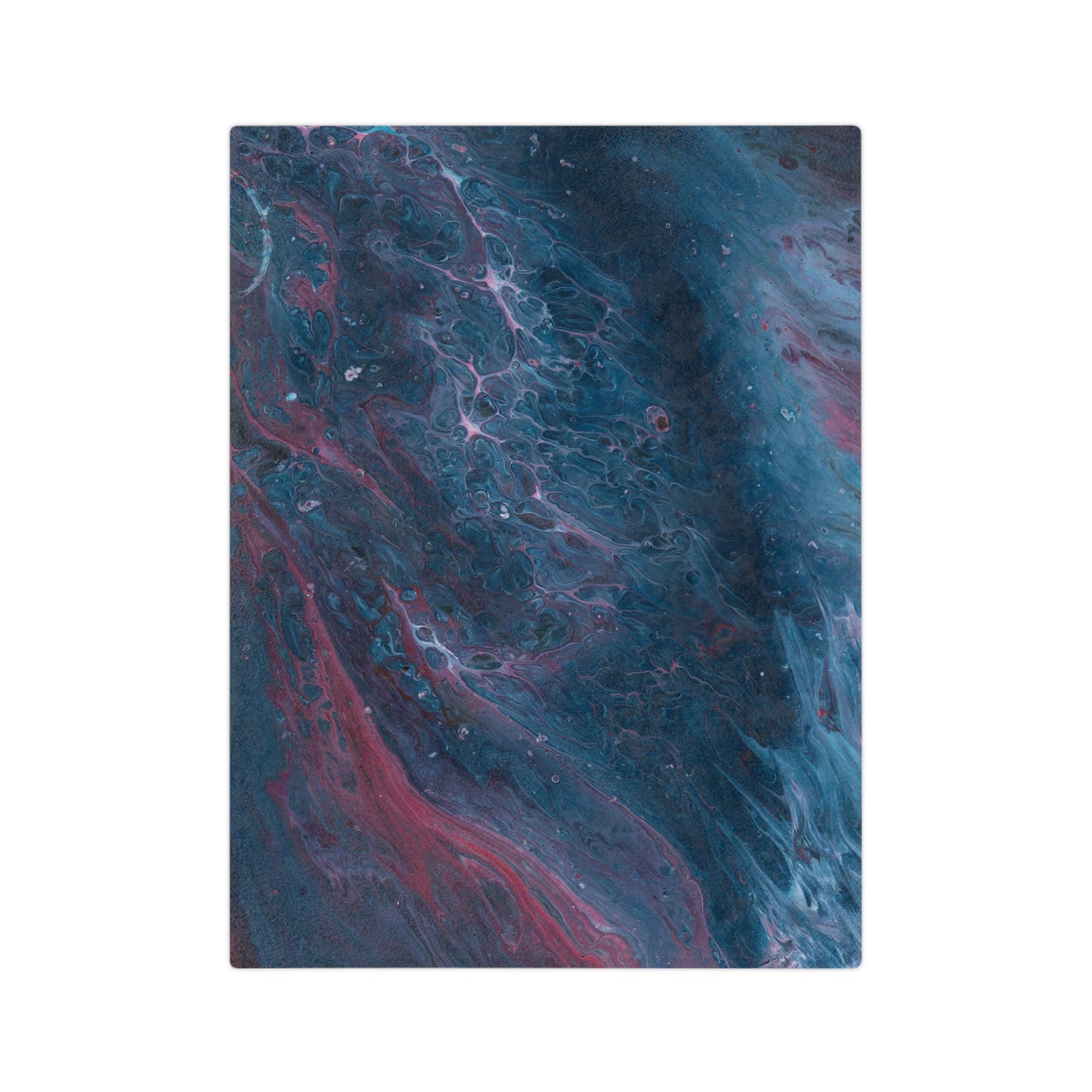 Amazing Acrylic Fluid Pattern Style Throw Sofa Bed Blanket - Soft Thick Velveteen Minky Throw Blanket