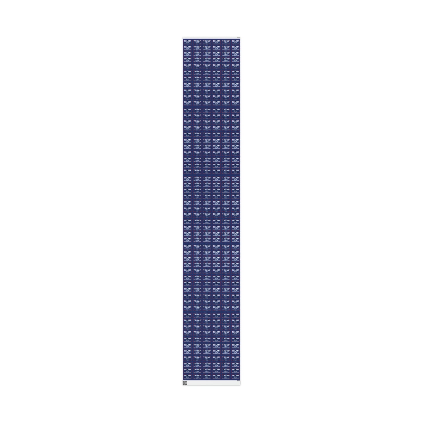 Pro Trump 2024 Save American Again Christmas Wrapping Paper Blue
