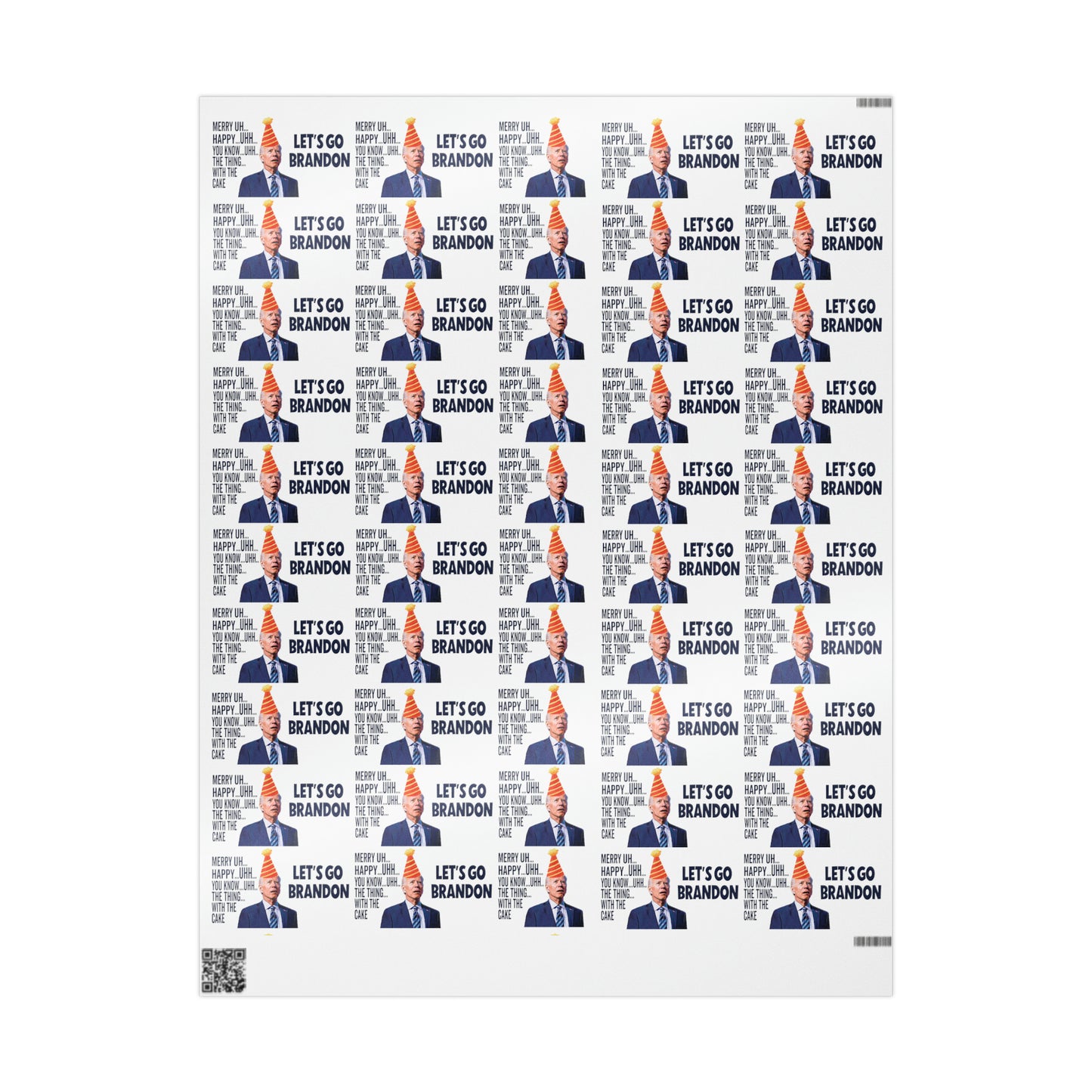 Best Birthday Wrapping Paper Confused Biden Trump Birthday Wrapping Paper Gift