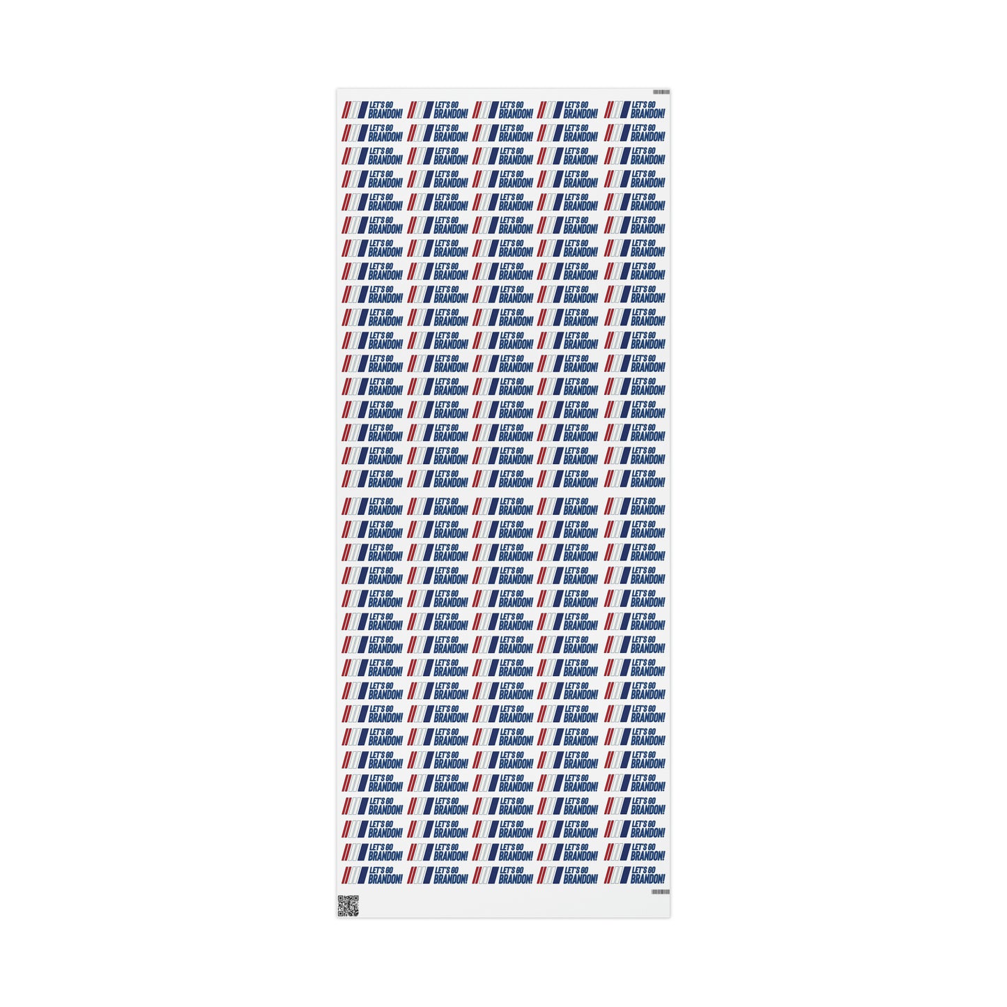 Let's GO Brandon Racing Style USA Wrapping Paper for Gifts - Trump Christmas Wrapping Paper