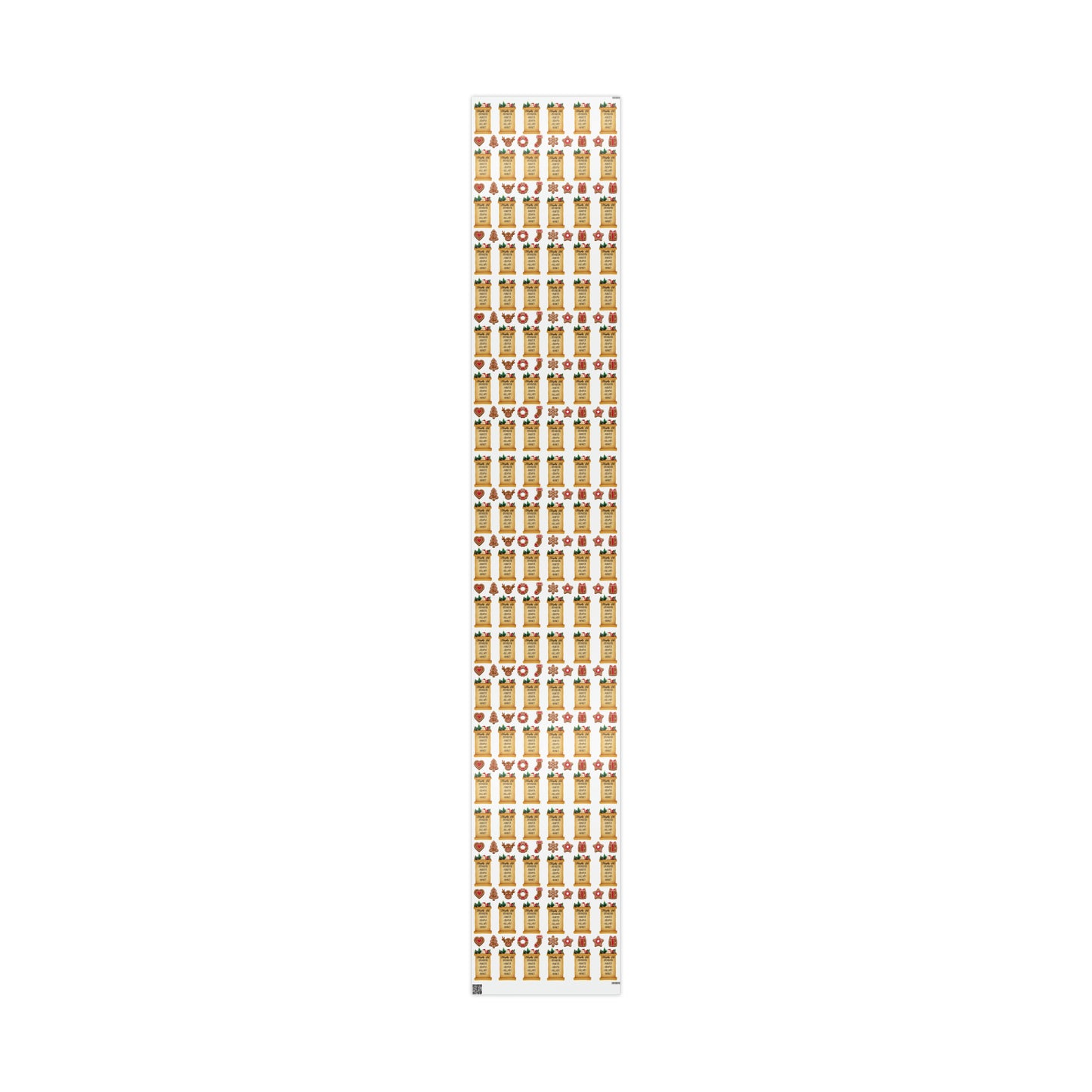 Great Funny Trump Wrapping Paper for Gifts - Pro Trump Naughty List Gingerbread Christmas Gift Wrap