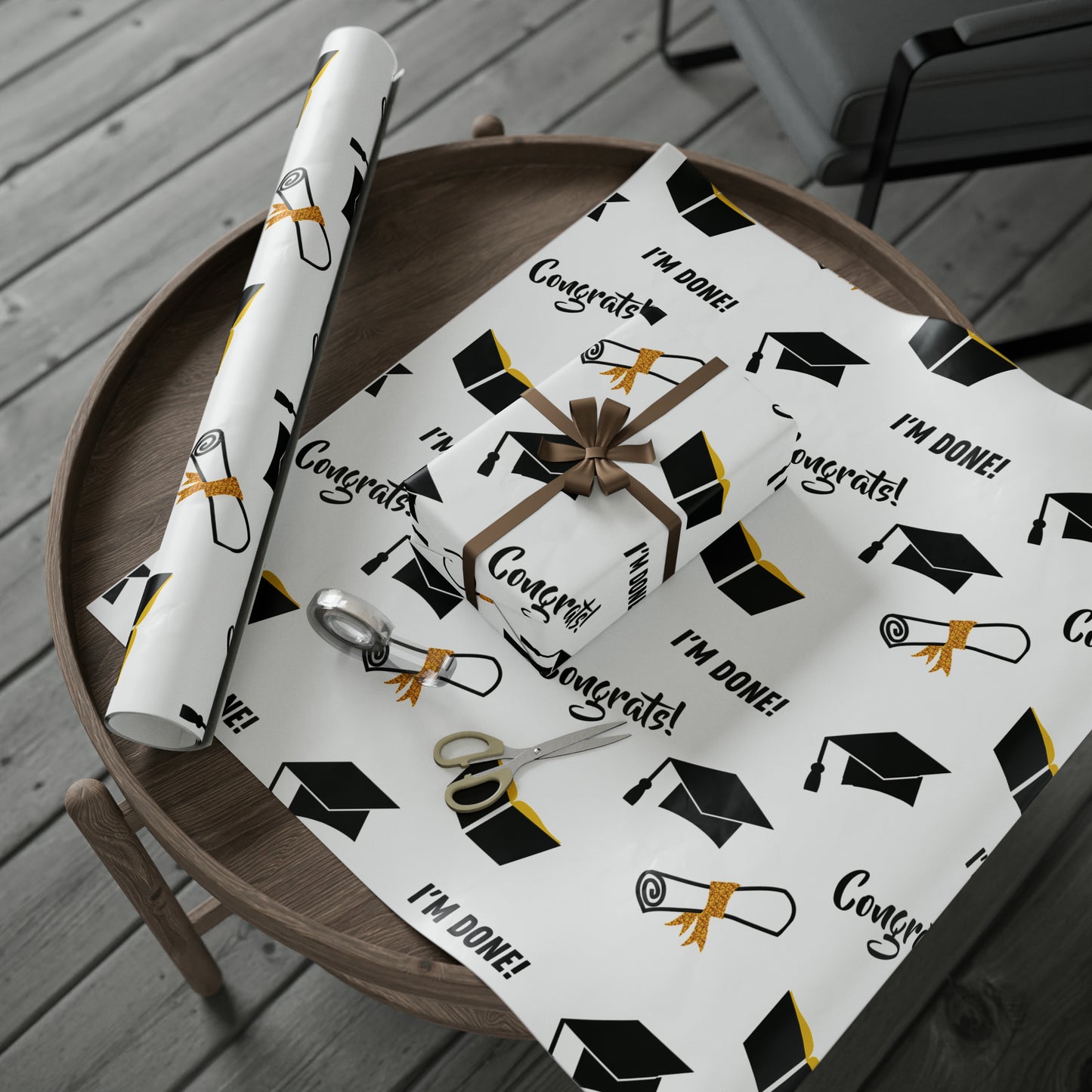 Diploma Graduation Gift Wrapping Paper for Gift - Diploma Congrats Graduate Gift