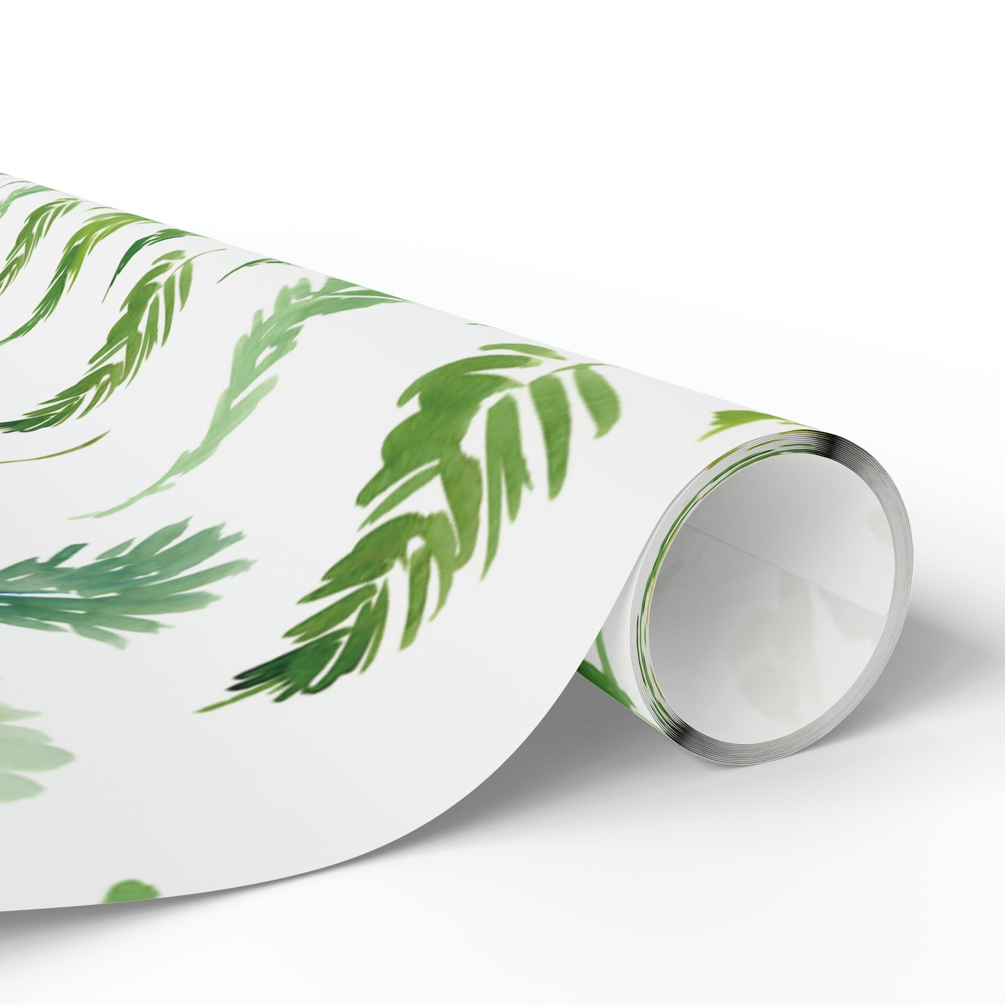 Gorgeous Green Pastel Trees Christmas Gift Wrap - Christmas Trees Wrapping Paper