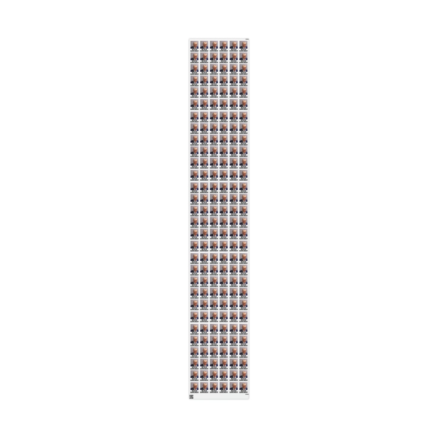 Trump Mugshot Gift Wrap Never Surrender Gift Wrap Trump 2024 Gift Wrap