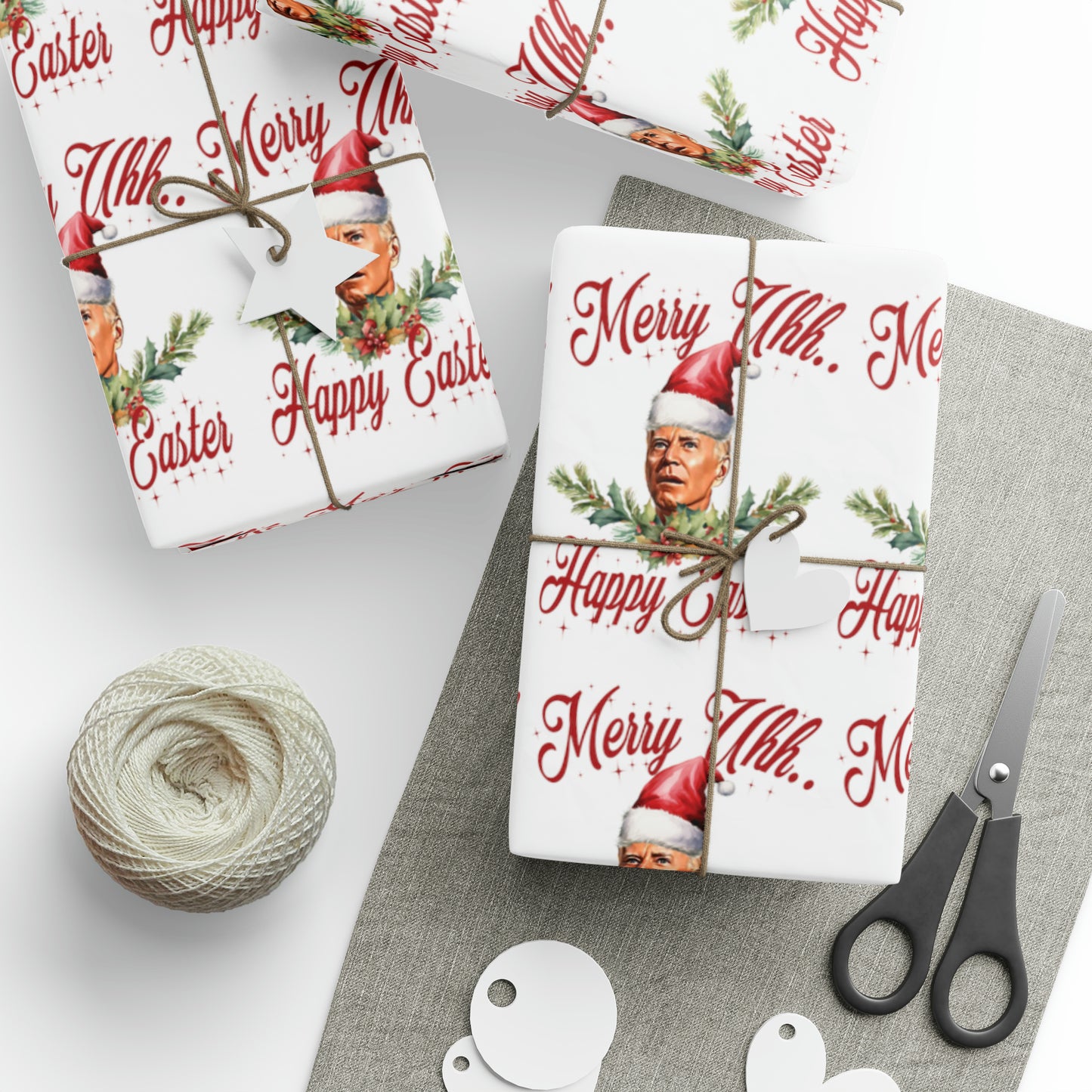 The Most Confused Biden Christmas Wrapping Paper - Make America Great Again Gift